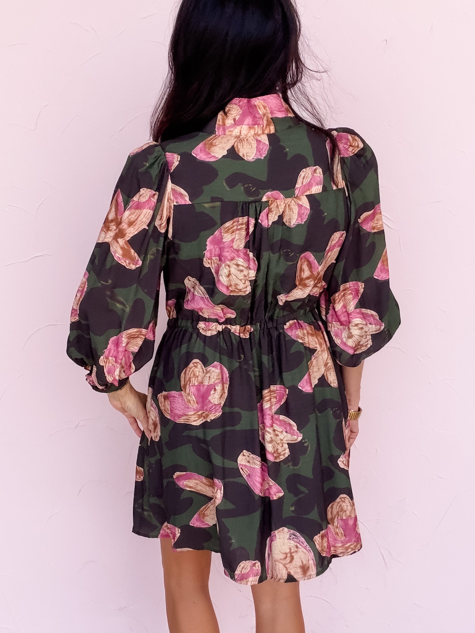 Flowers in Formation Dress