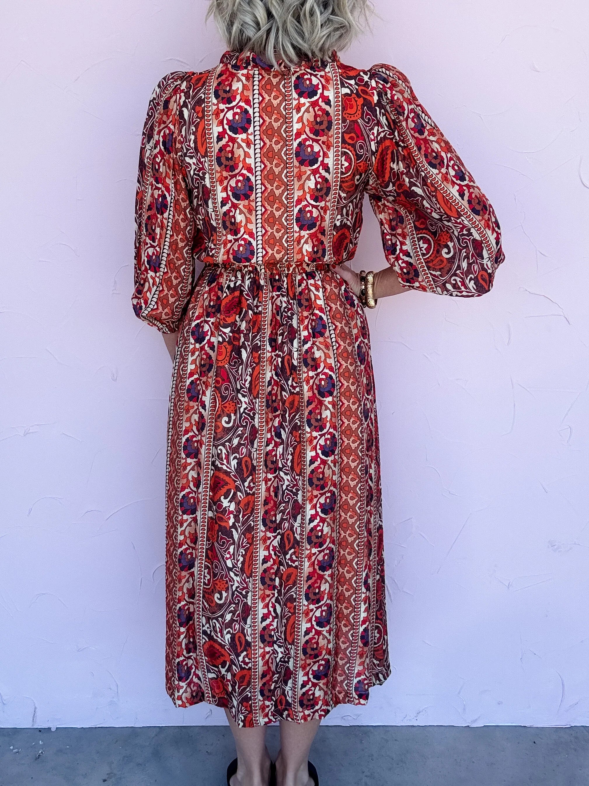 Painted Mirage Dress- FINAL SALE