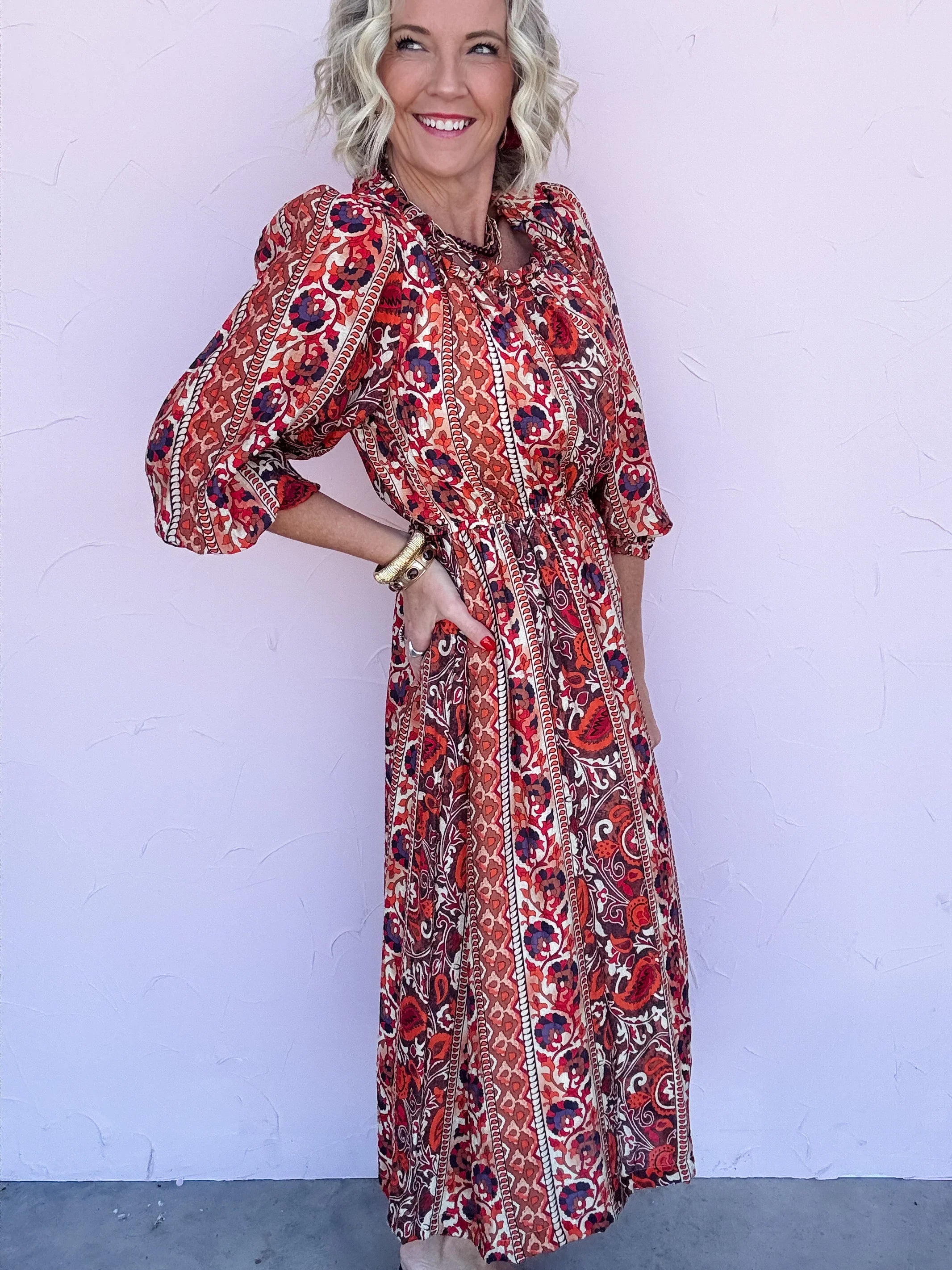 Painted Mirage Dress- FINAL SALE