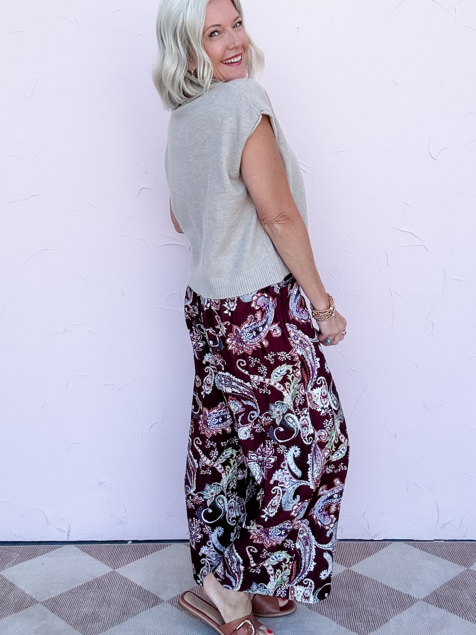 Merlot Mosaic Pants