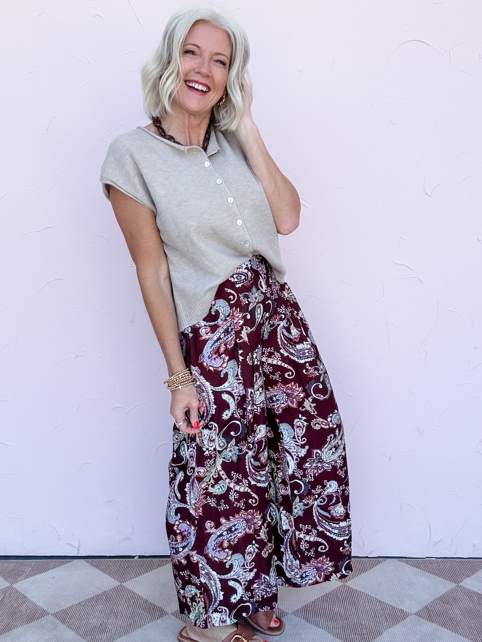 Merlot Mosaic Pants