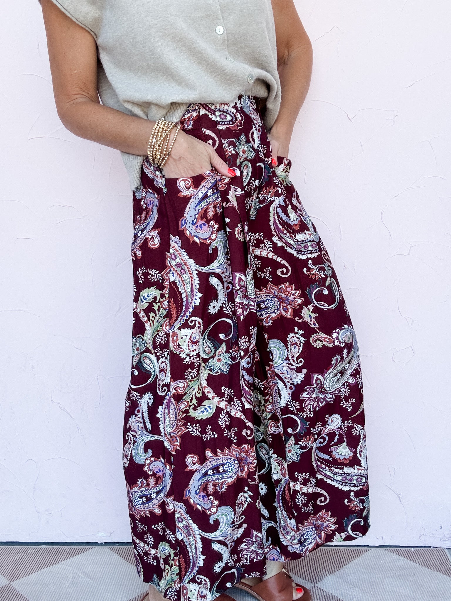 Merlot Mosaic Pants