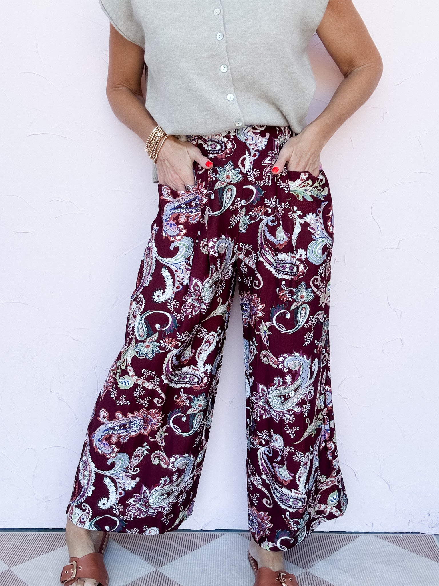 Merlot Mosaic Pants