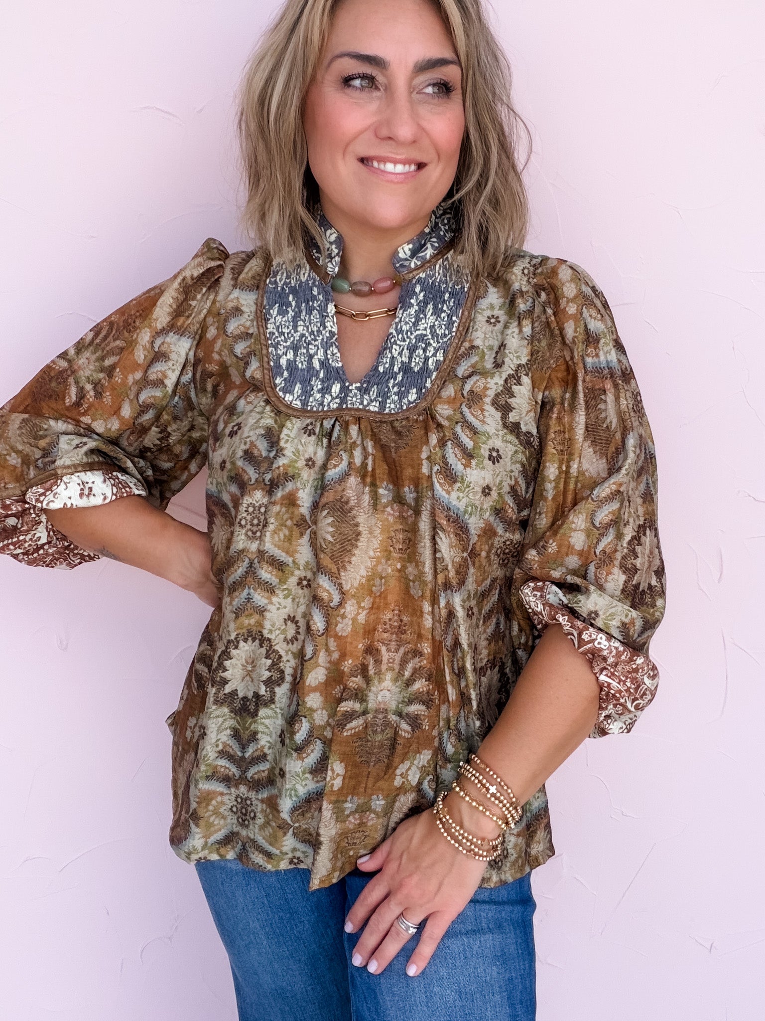 Sage & Honey Top
