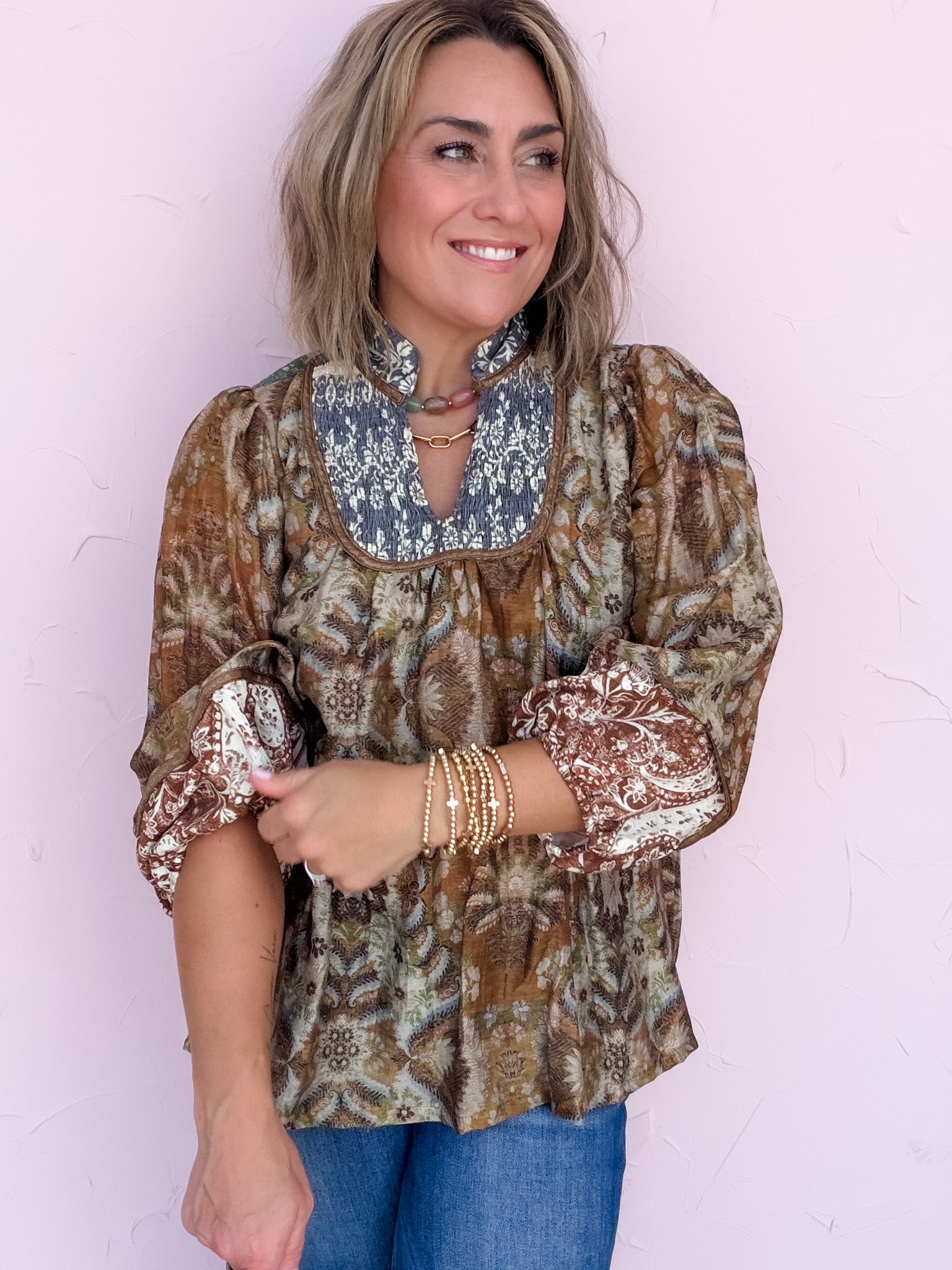 Sage & Honey Top