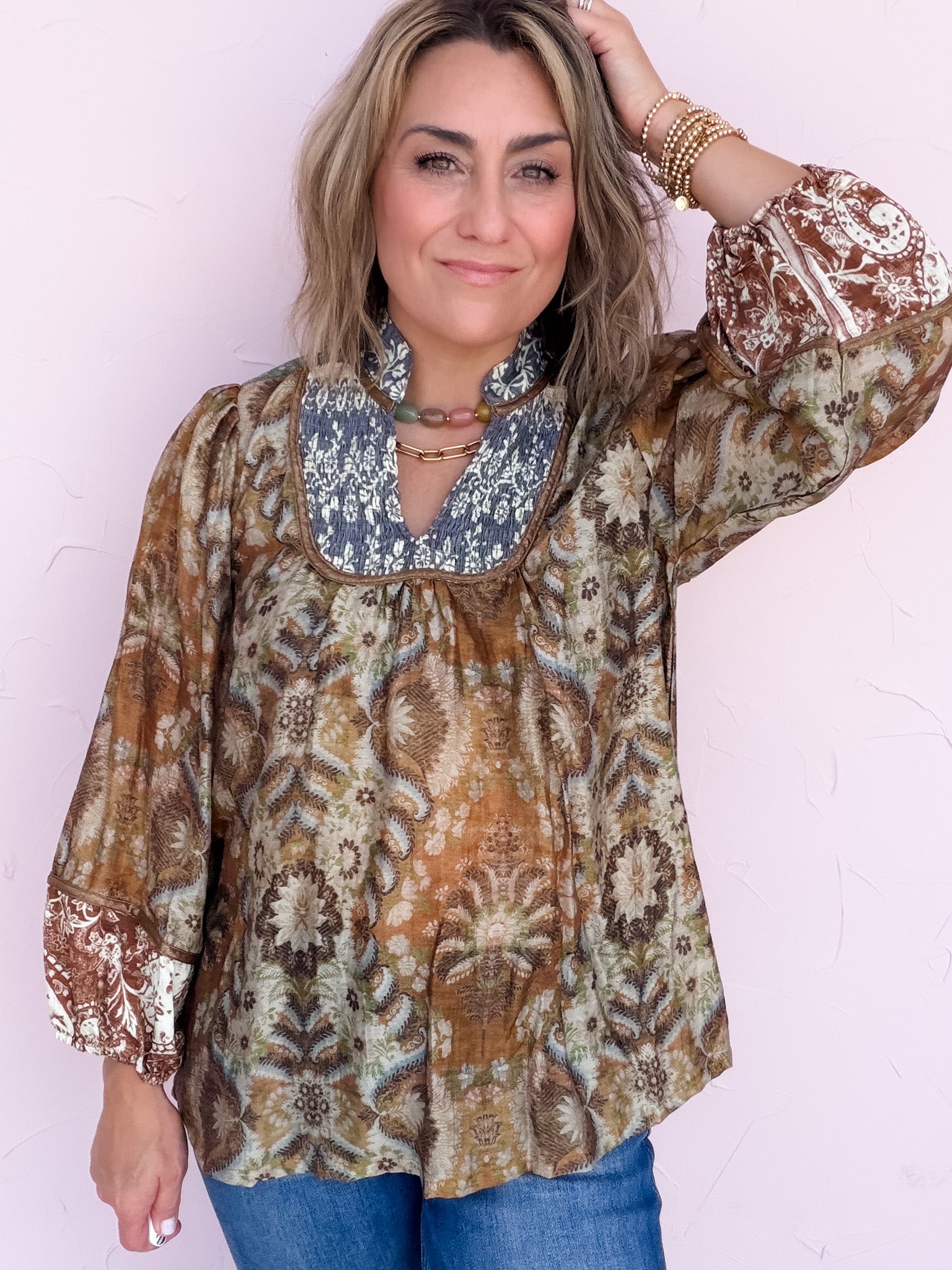 Sage & Honey Top
