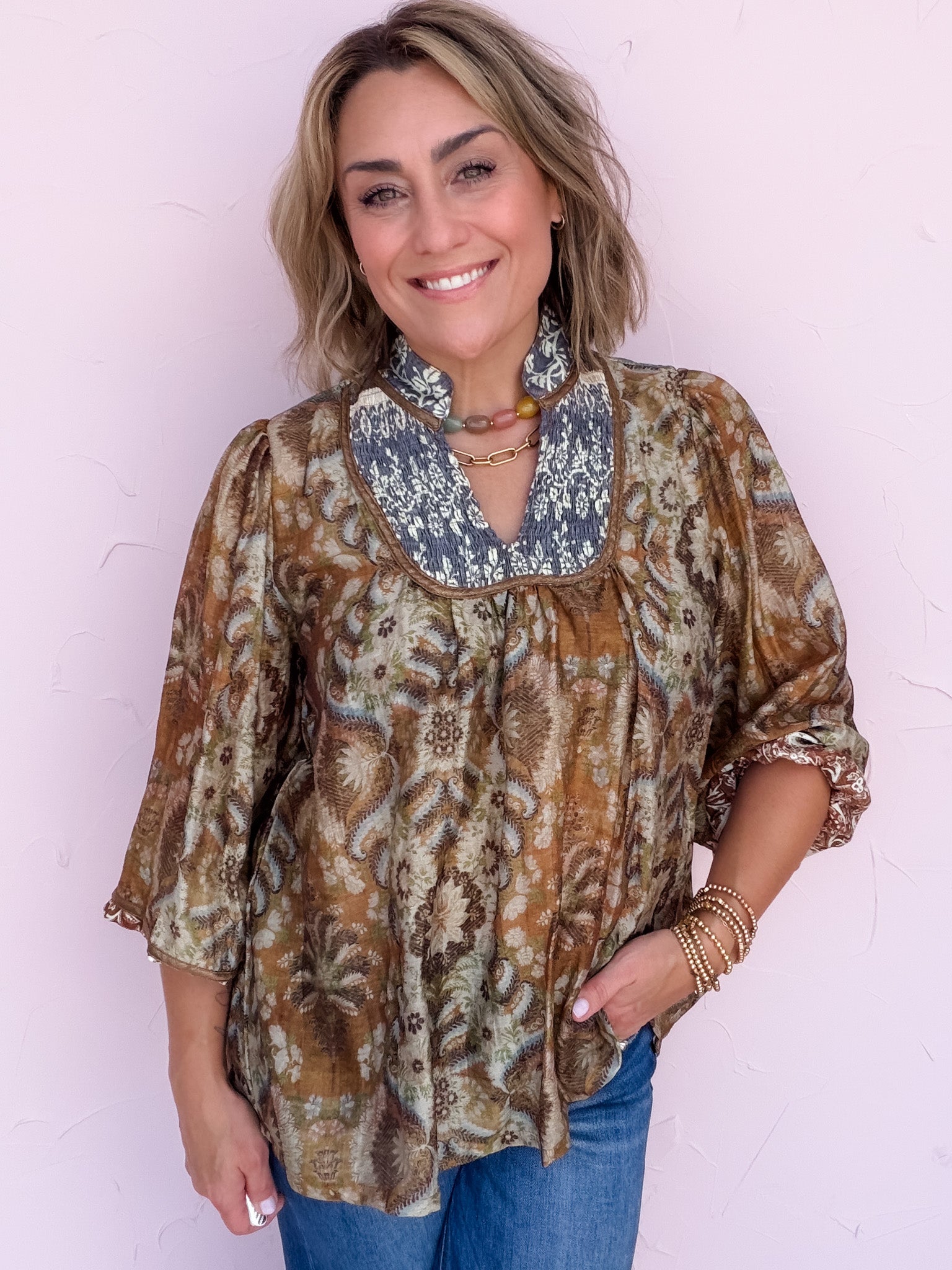 Sage & Honey Top