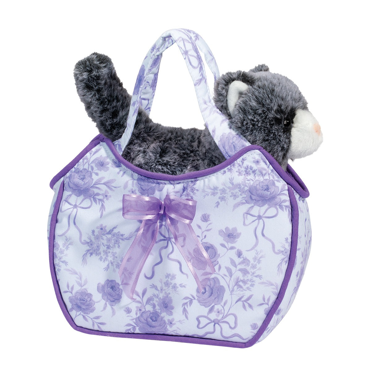 Fancy Flowers Cat Purse
