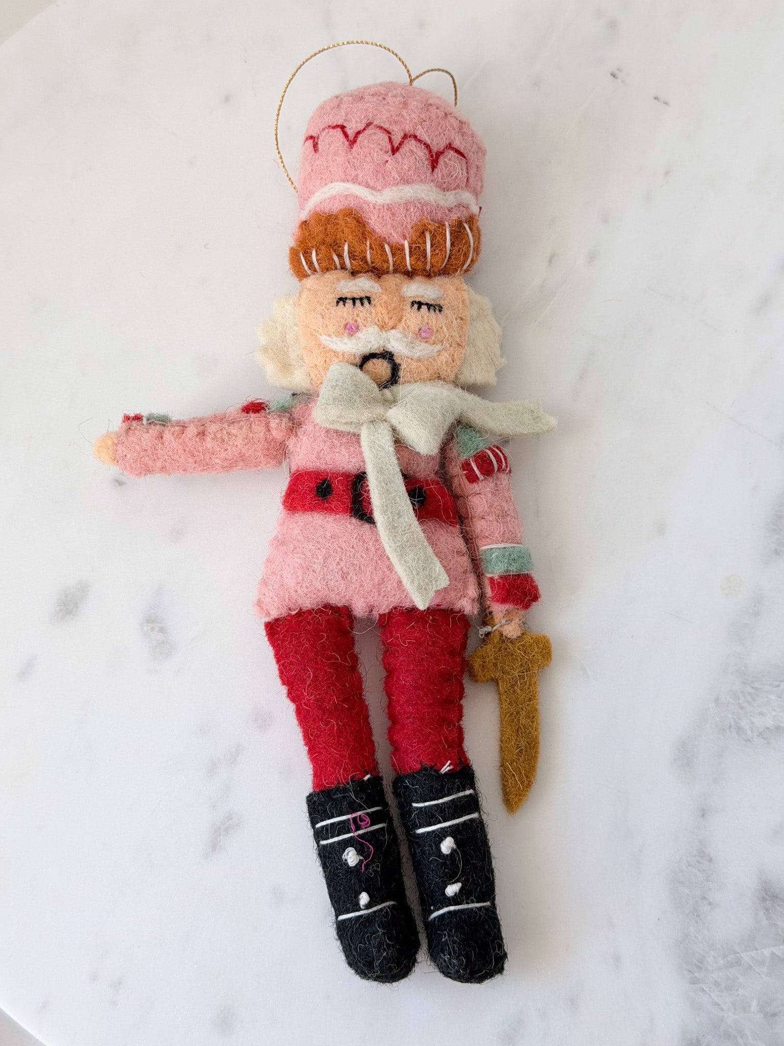 Nutcracker Noel Beaded Ornament