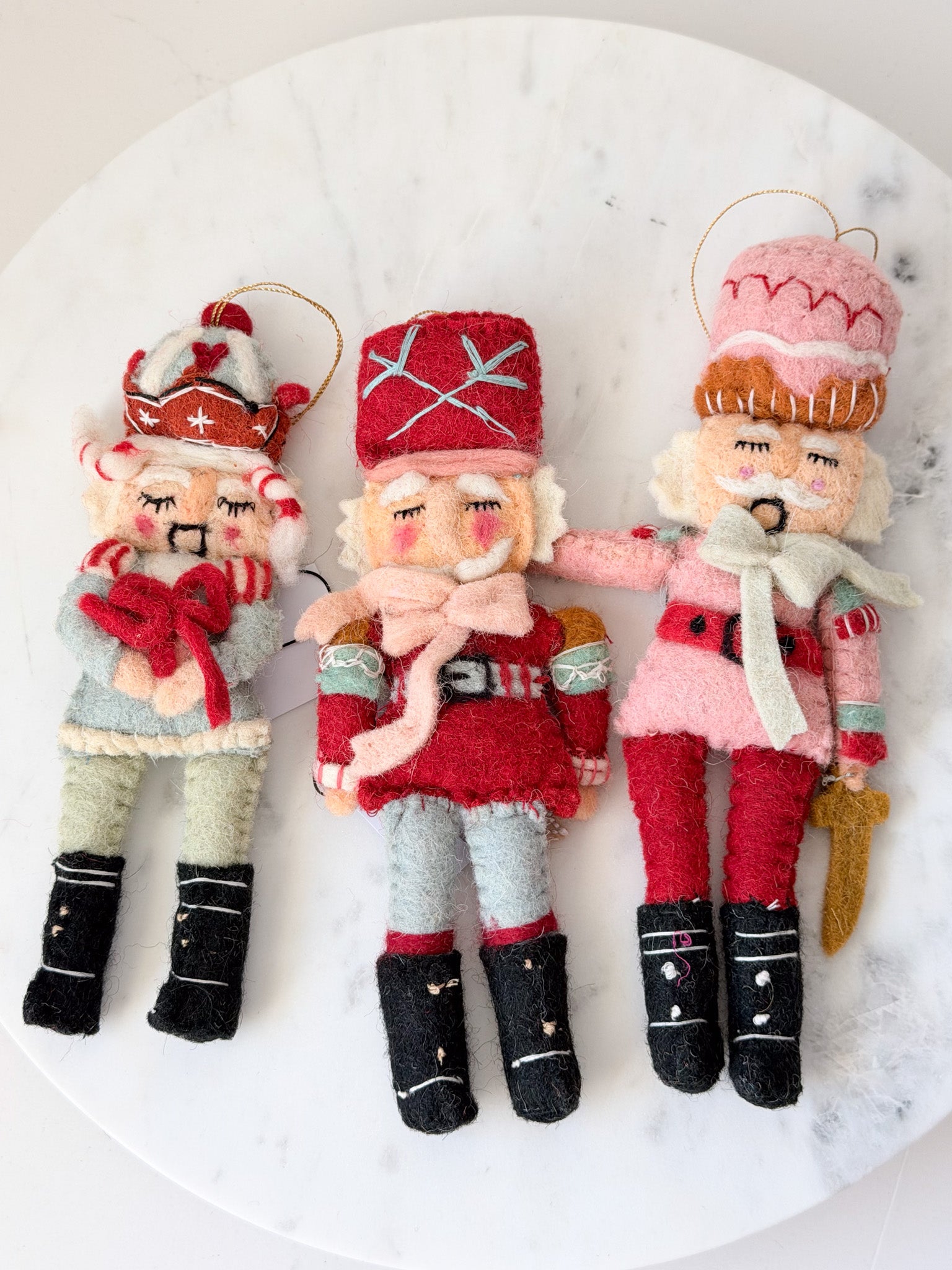 Nutcracker Noel Beaded Ornament