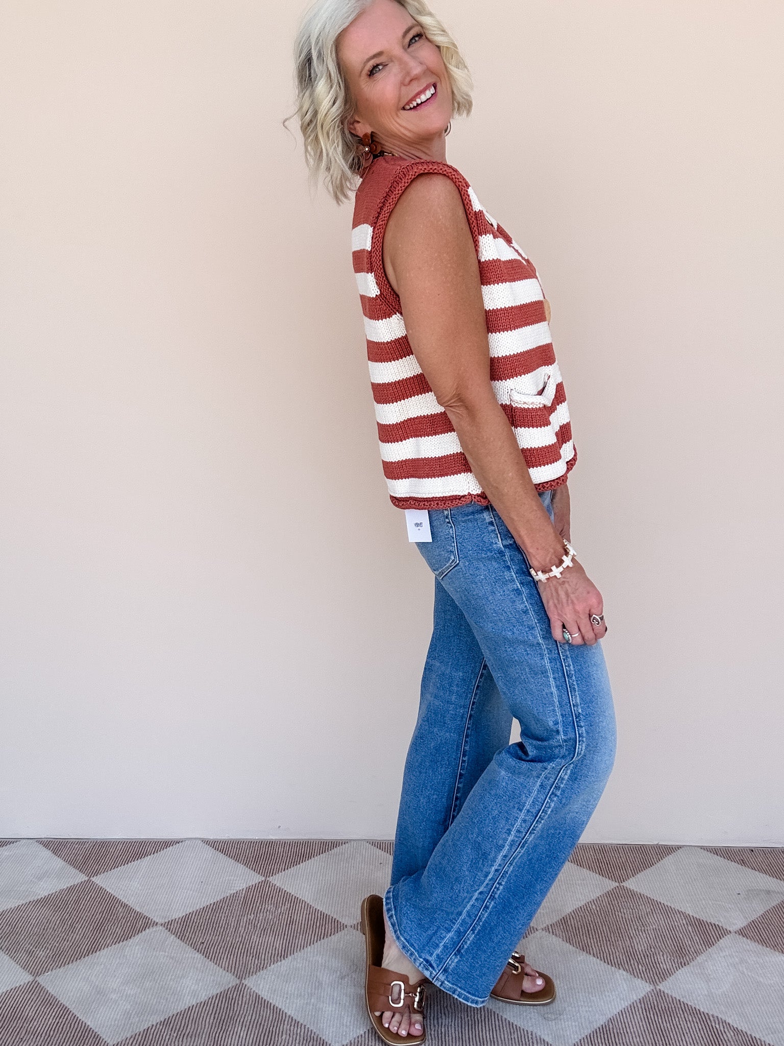 Two Step Flare Jeans