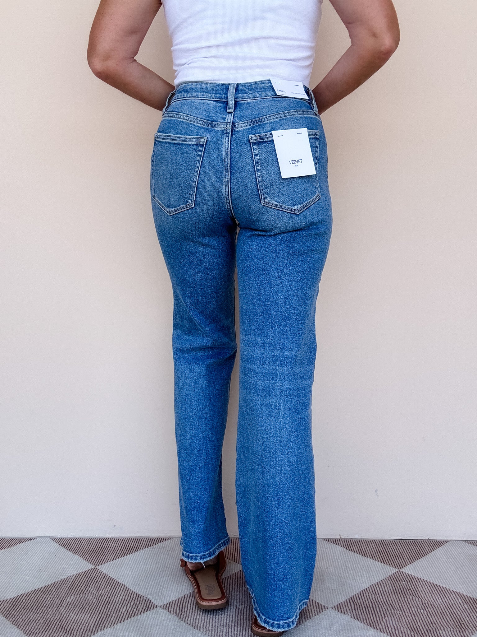 Two Step Flare Jeans