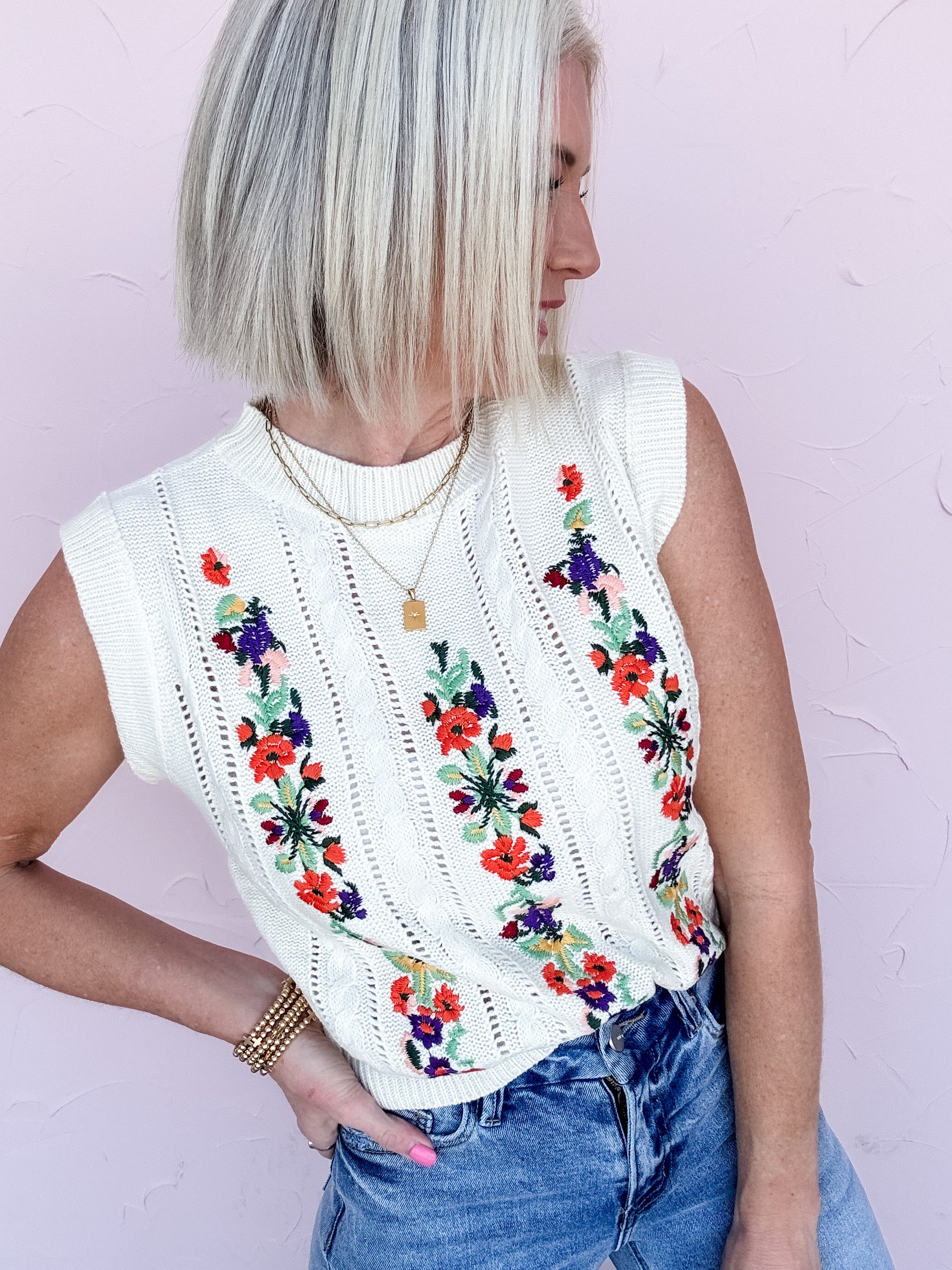 Garden Lane Sweater Vest