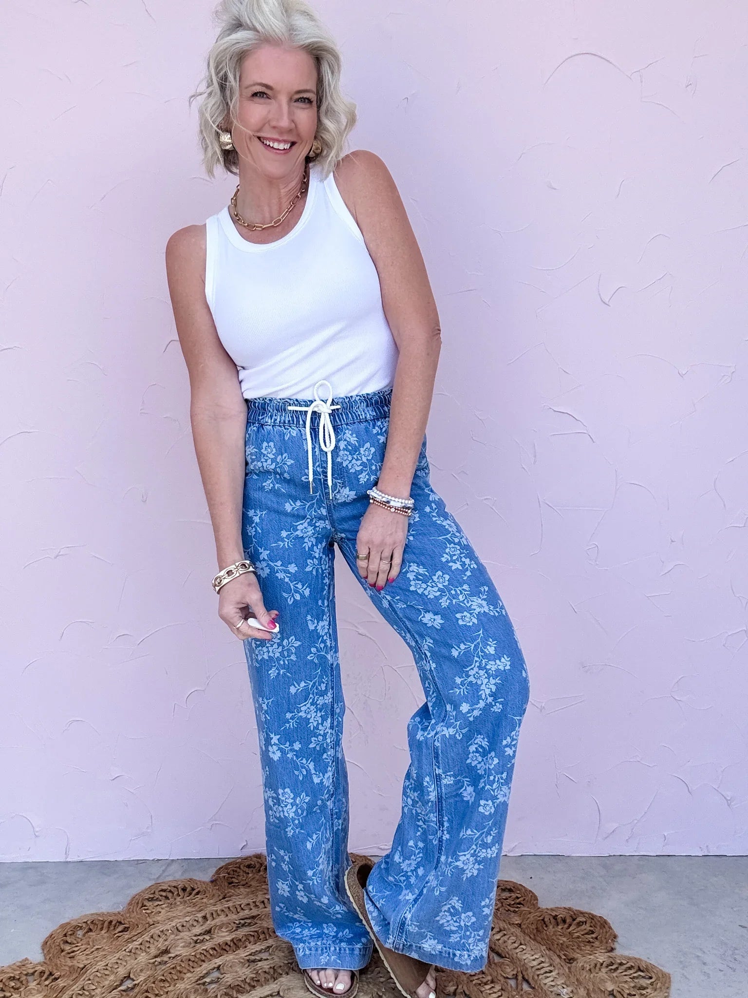 Washed in Flowers Denim - 30% OFF