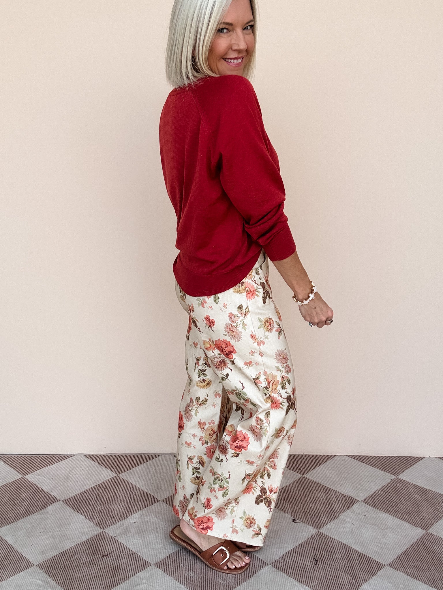 Heirloom Rose Denim Pants