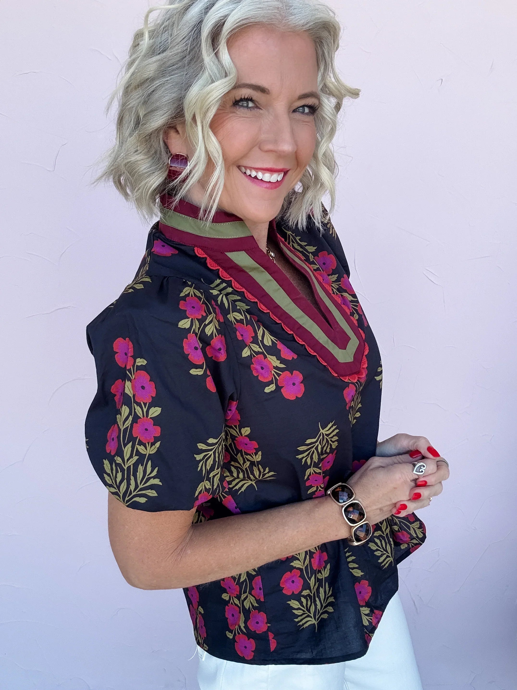 Bold Intentions Floral Top