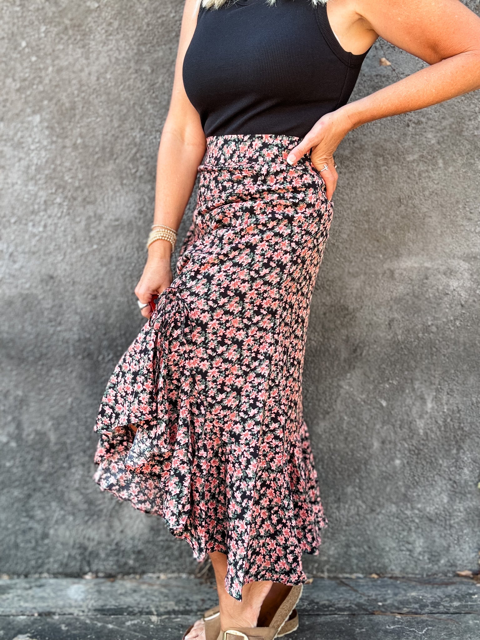 Kenna Floral Skirt- FINAL SALE