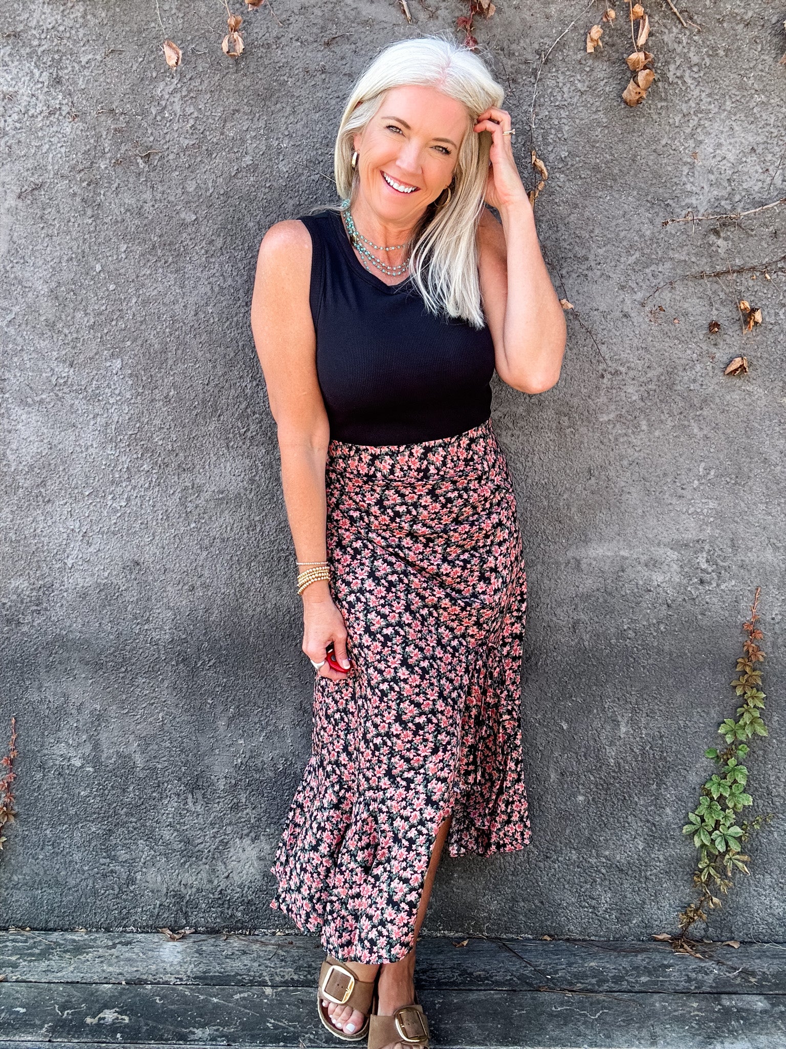 Kenna Floral Skirt- FINAL SALE