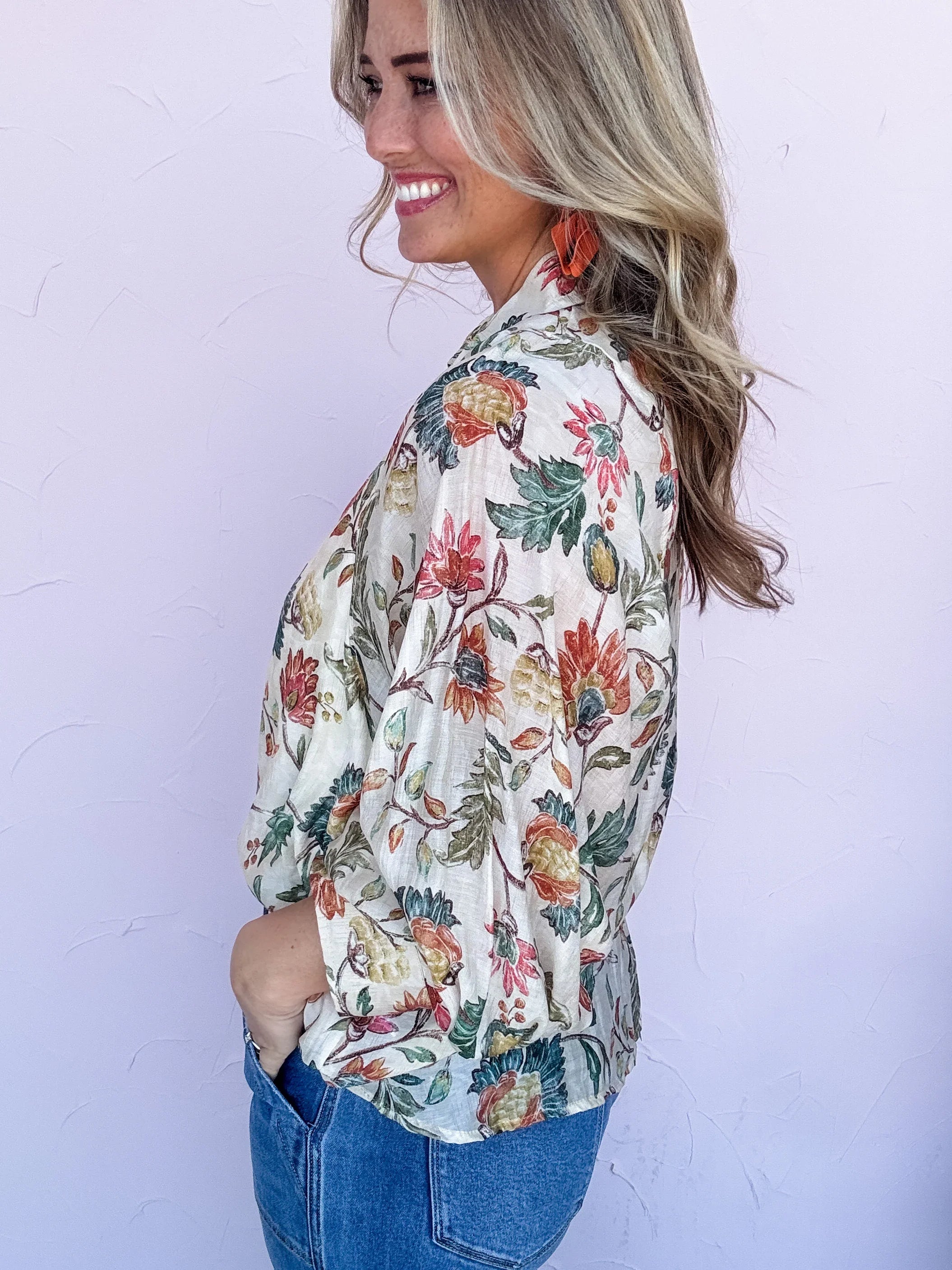 Windsong Floral Top