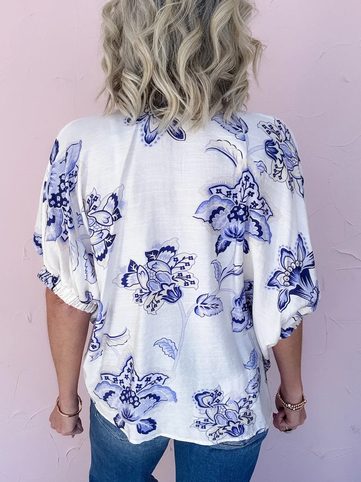 Morning Coast Floral Top