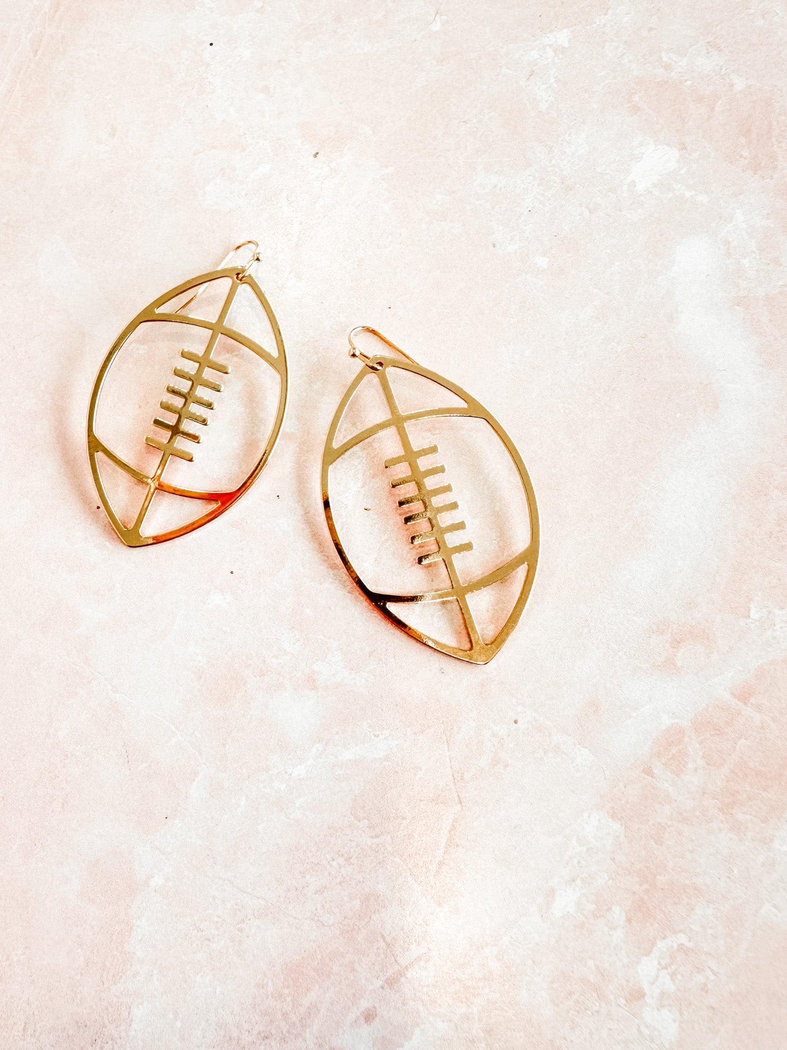 Touchdown Football Earrings