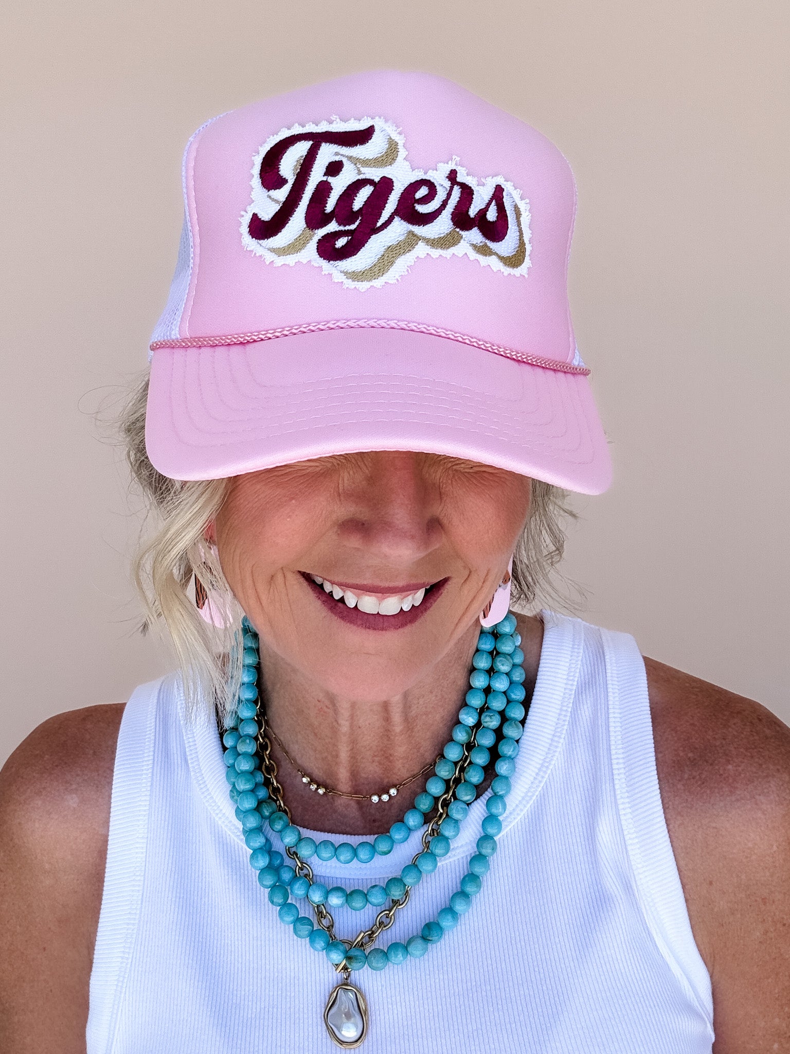 Tiger Spirit Pink Trucker