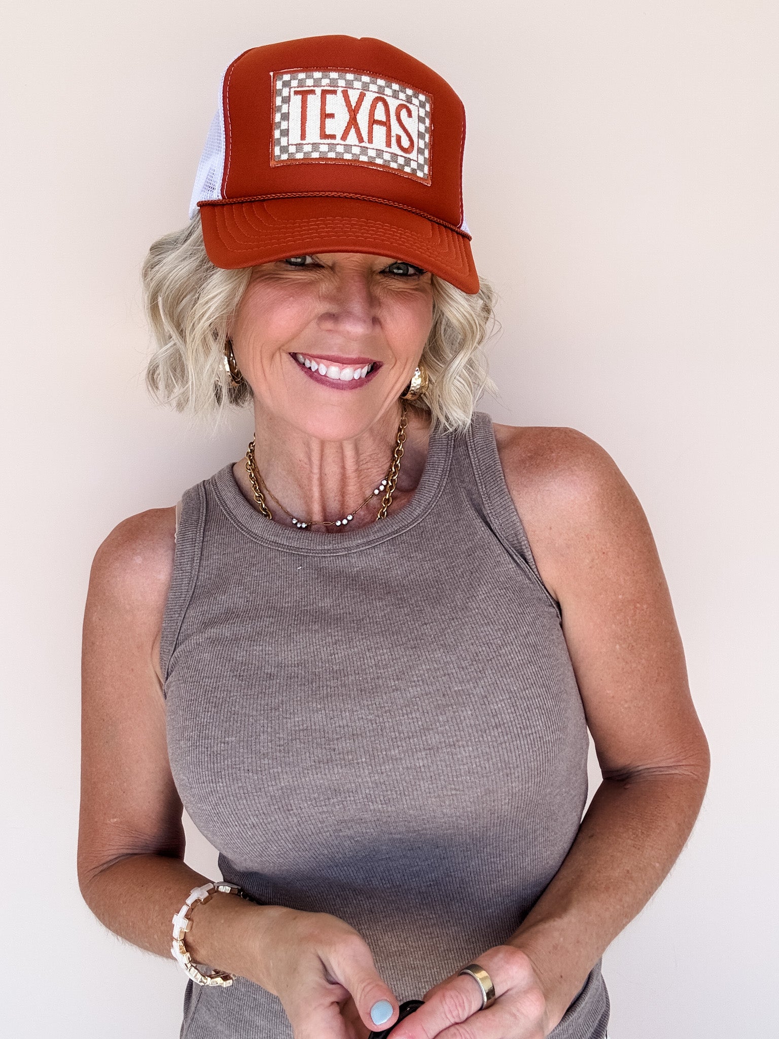 Texas Pride Burnt Orange Trucker