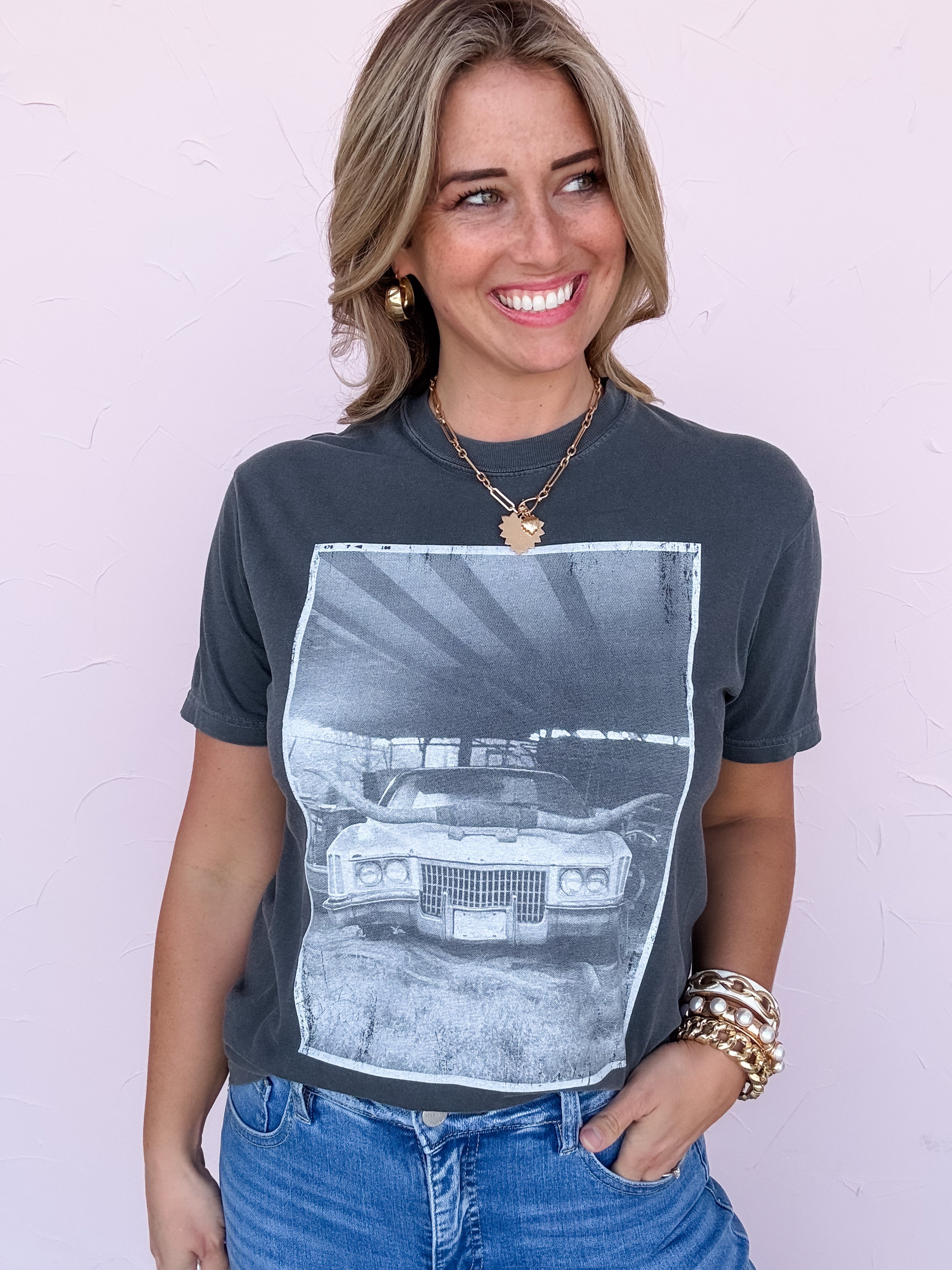 Longhorn Garage Tee