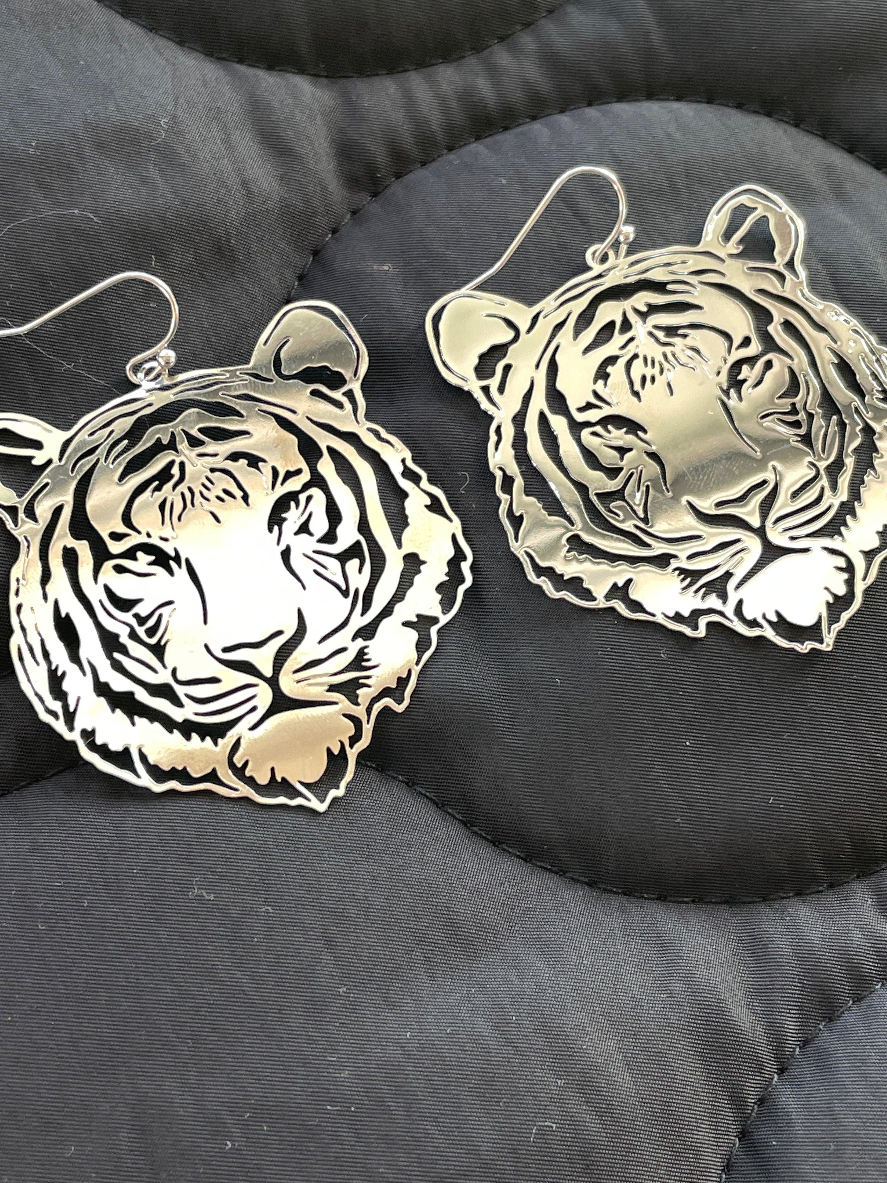 Go Get 'Em Tiger Earrings - Vintage Soul