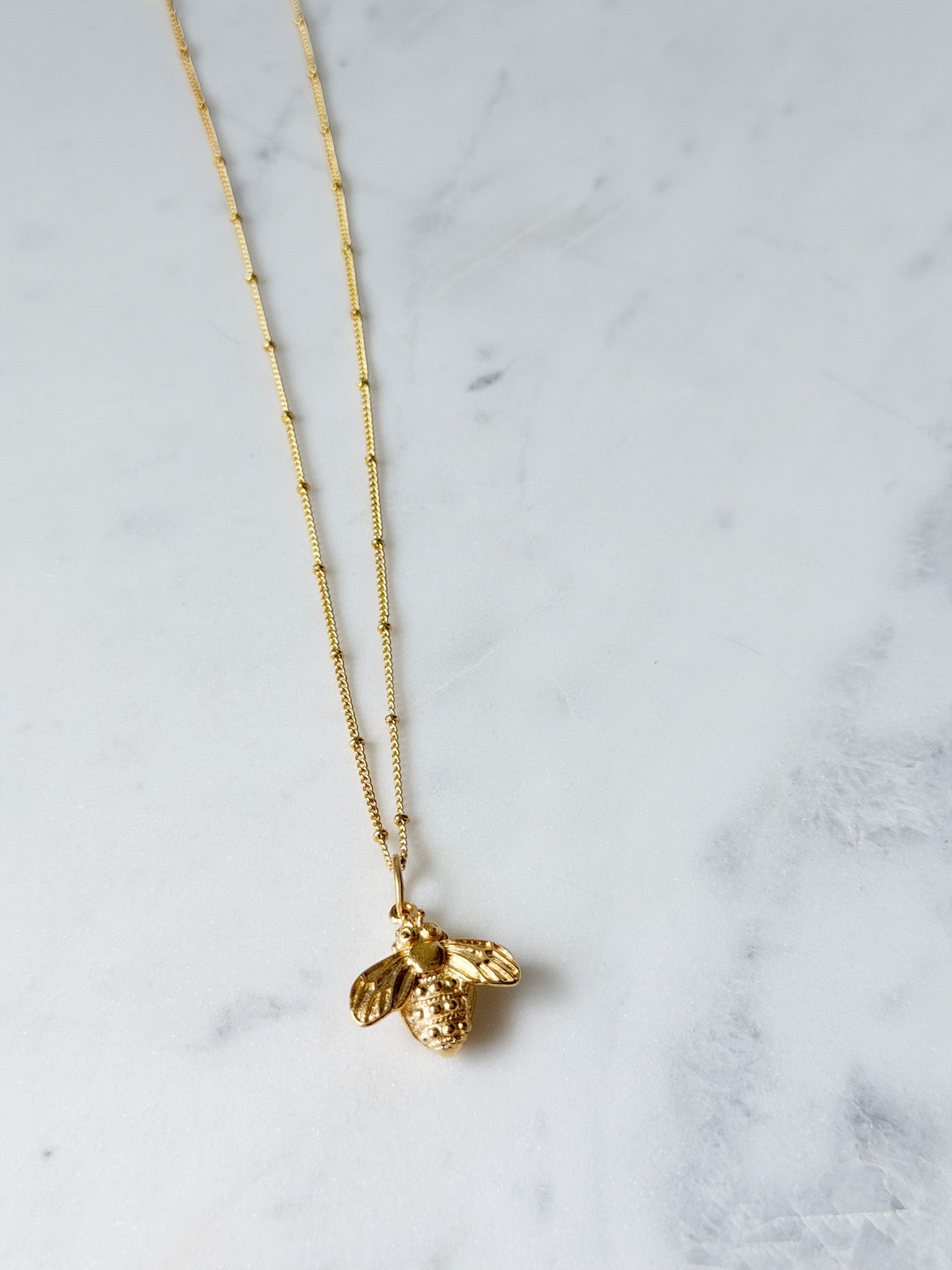 Dainty Honey Bee Necklace | Susan Shaw