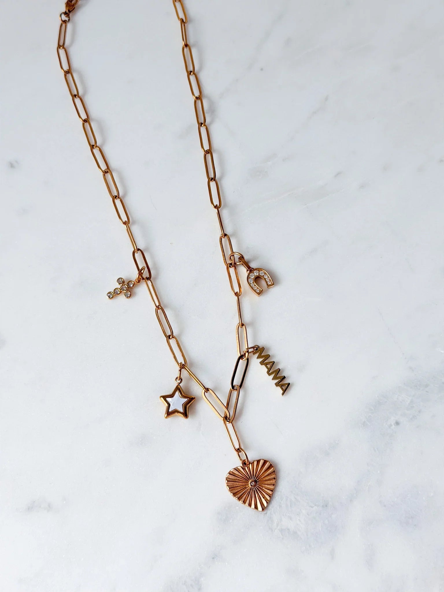 Mama Mix Charm Necklace