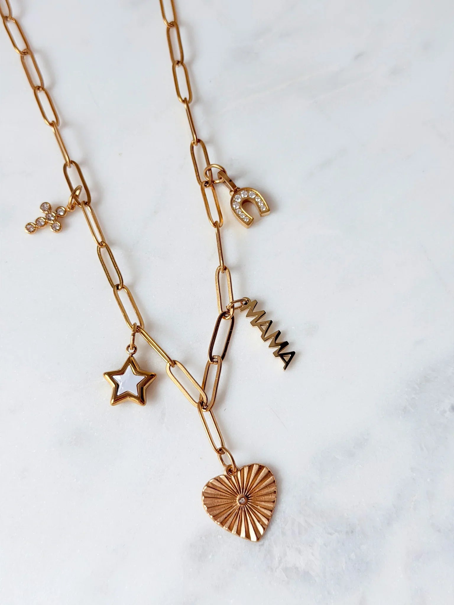 Mama Mix Charm Necklace