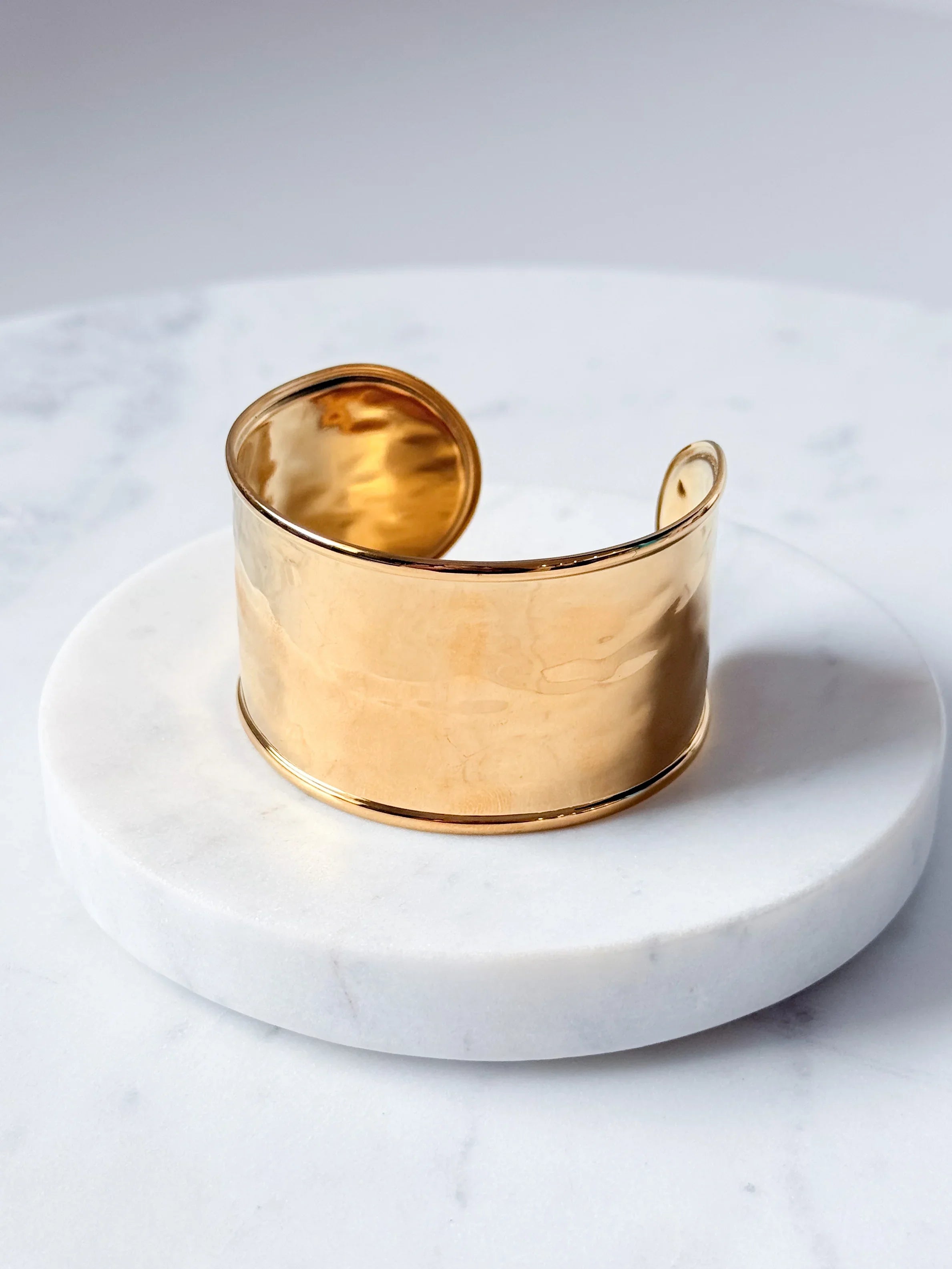 Lotus Statement Cuff | Thick