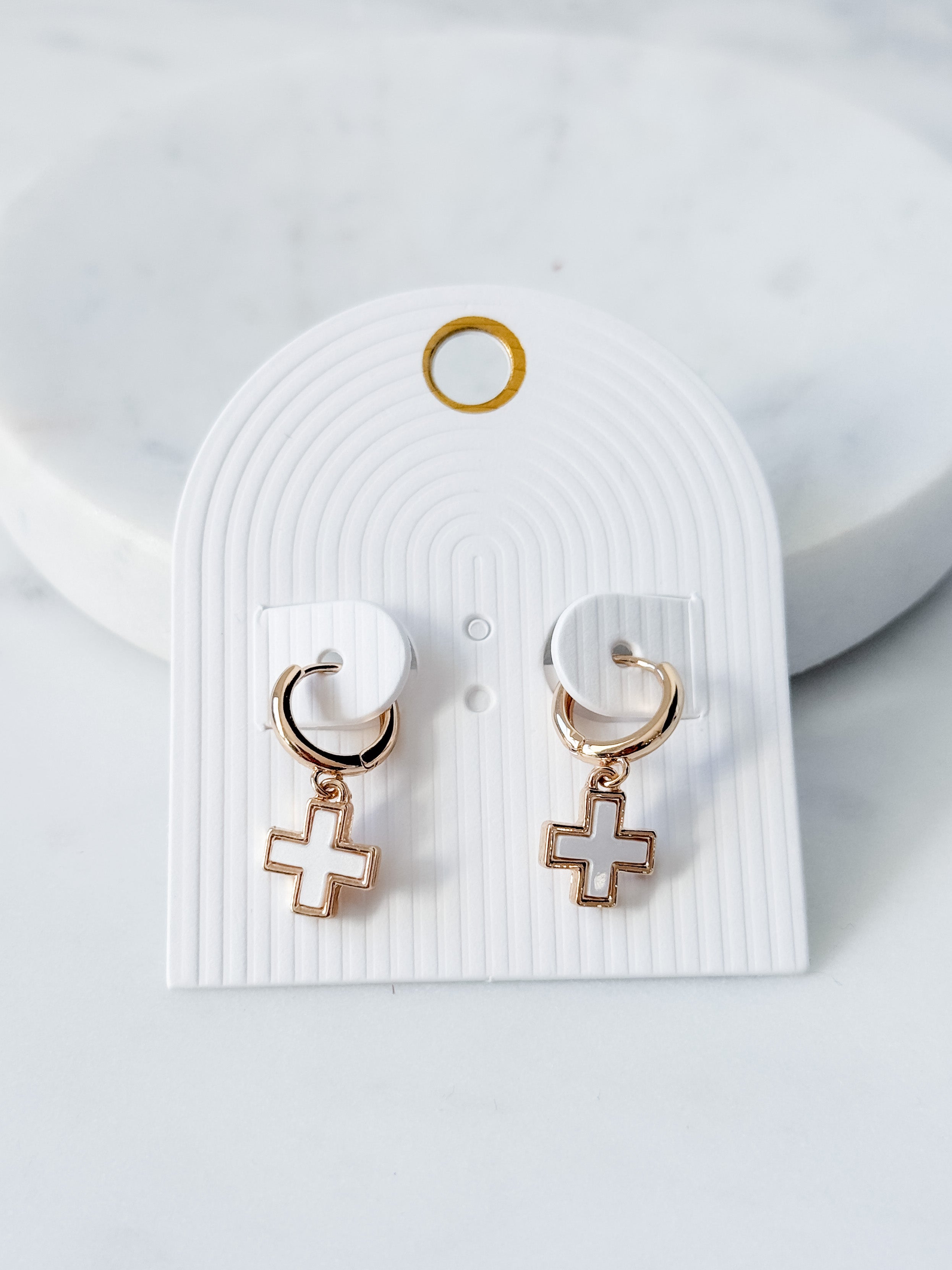 Crossroads Enamel Hoops