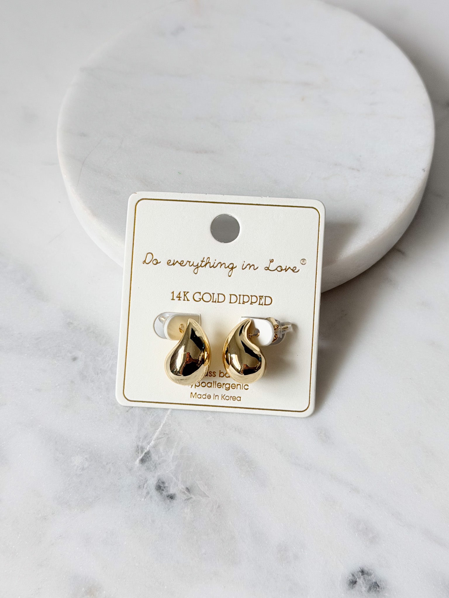 Drip Gold Studs