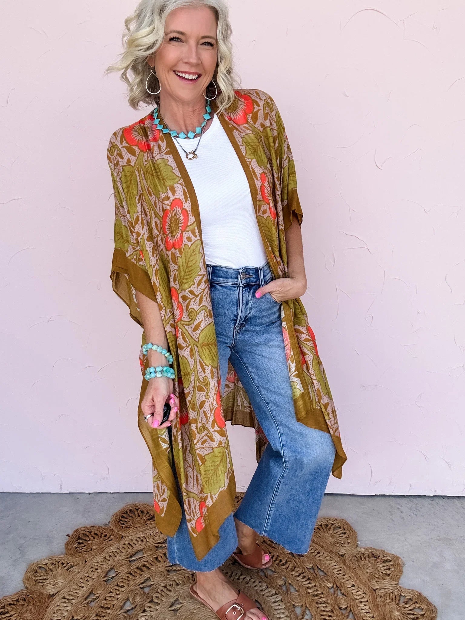 Marigold Market Kimono