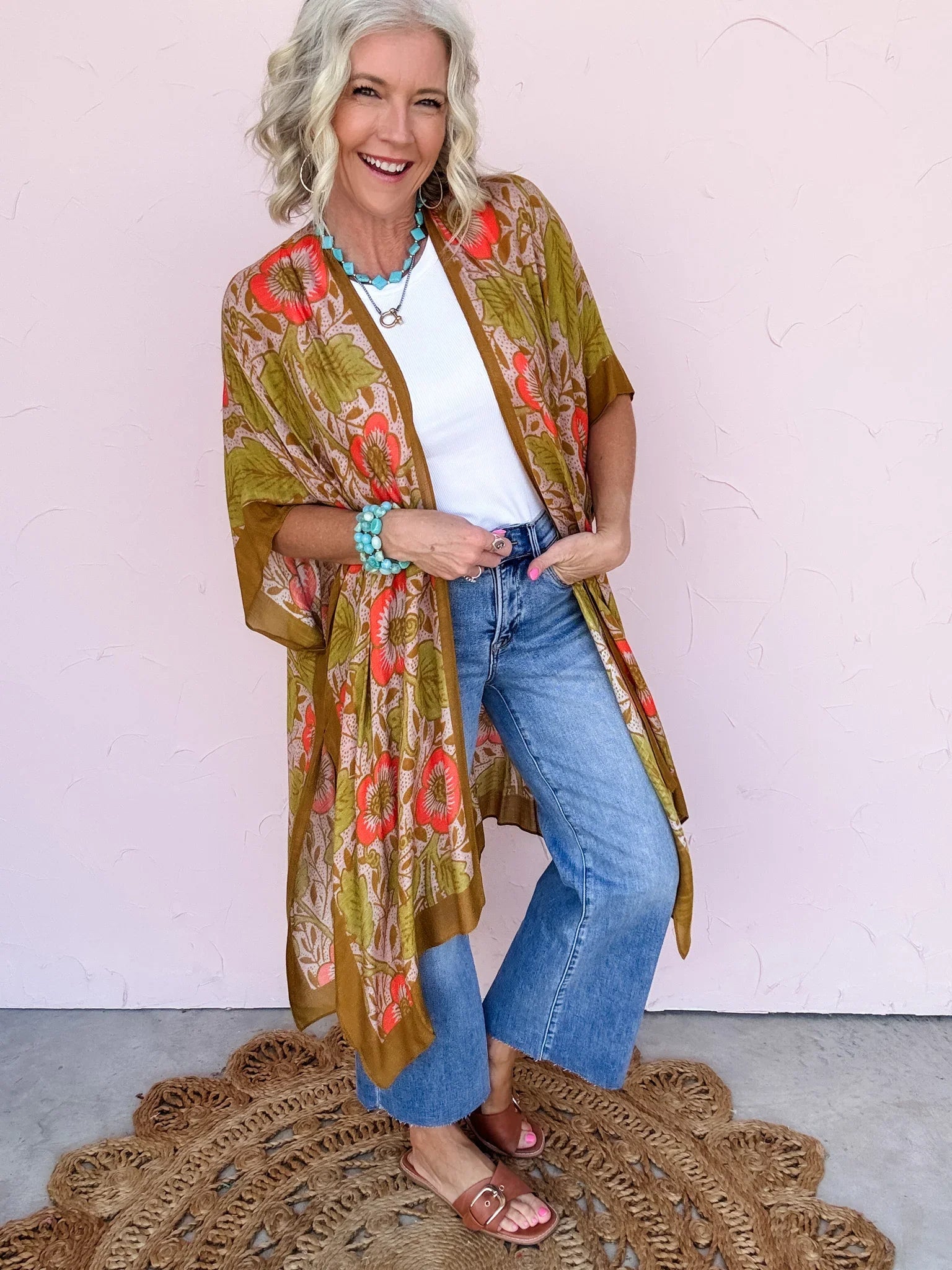 Marigold Market Kimono