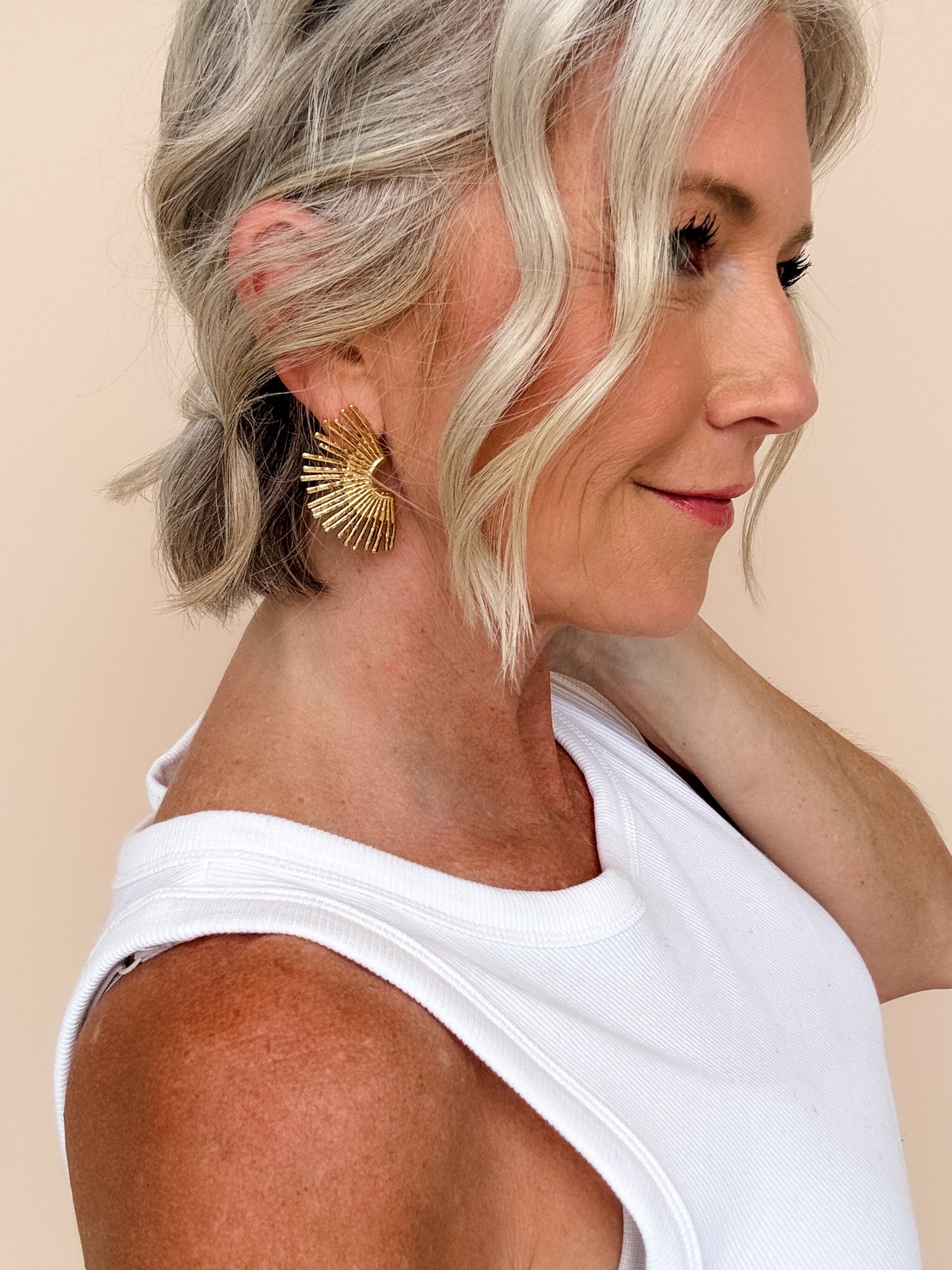 Sunburst Fan Earrings
