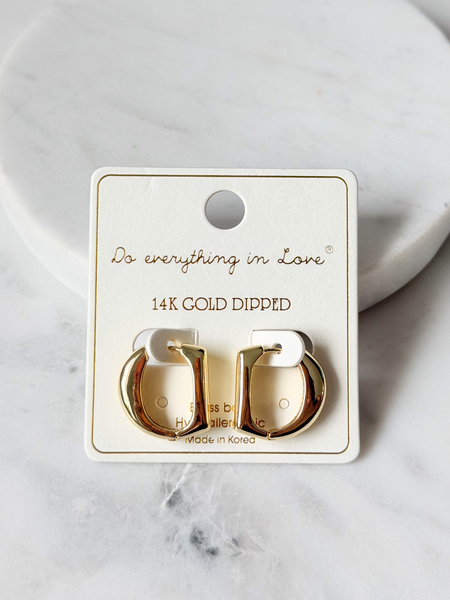 Polished Form Hoops