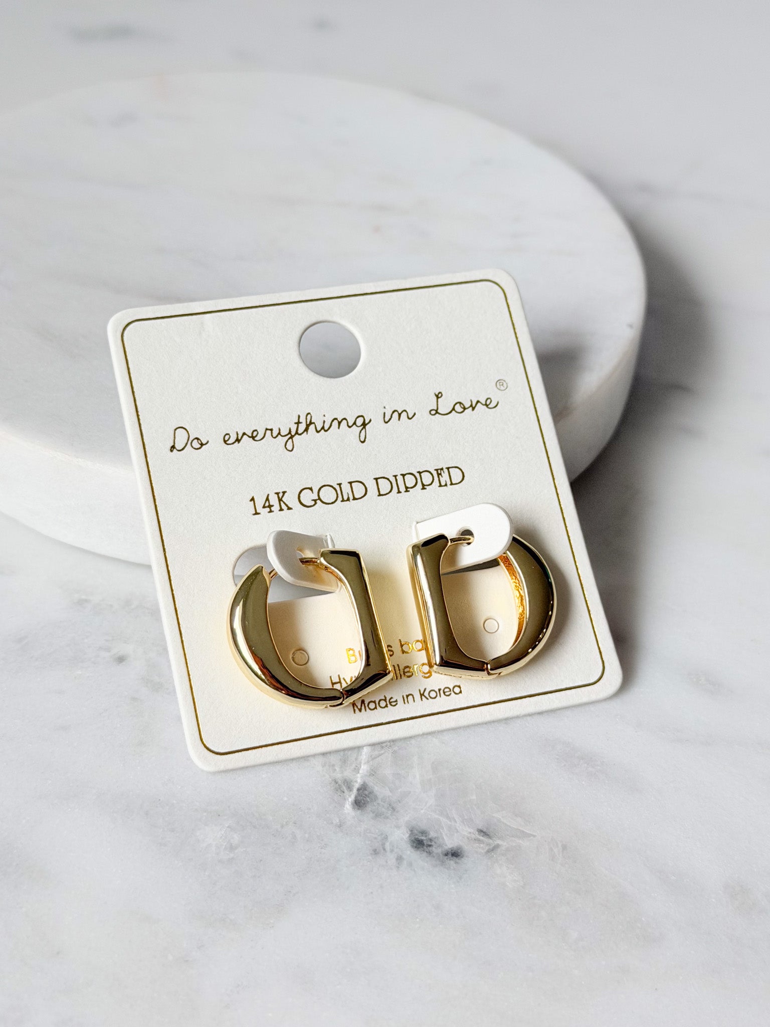 Polished Form Hoops
