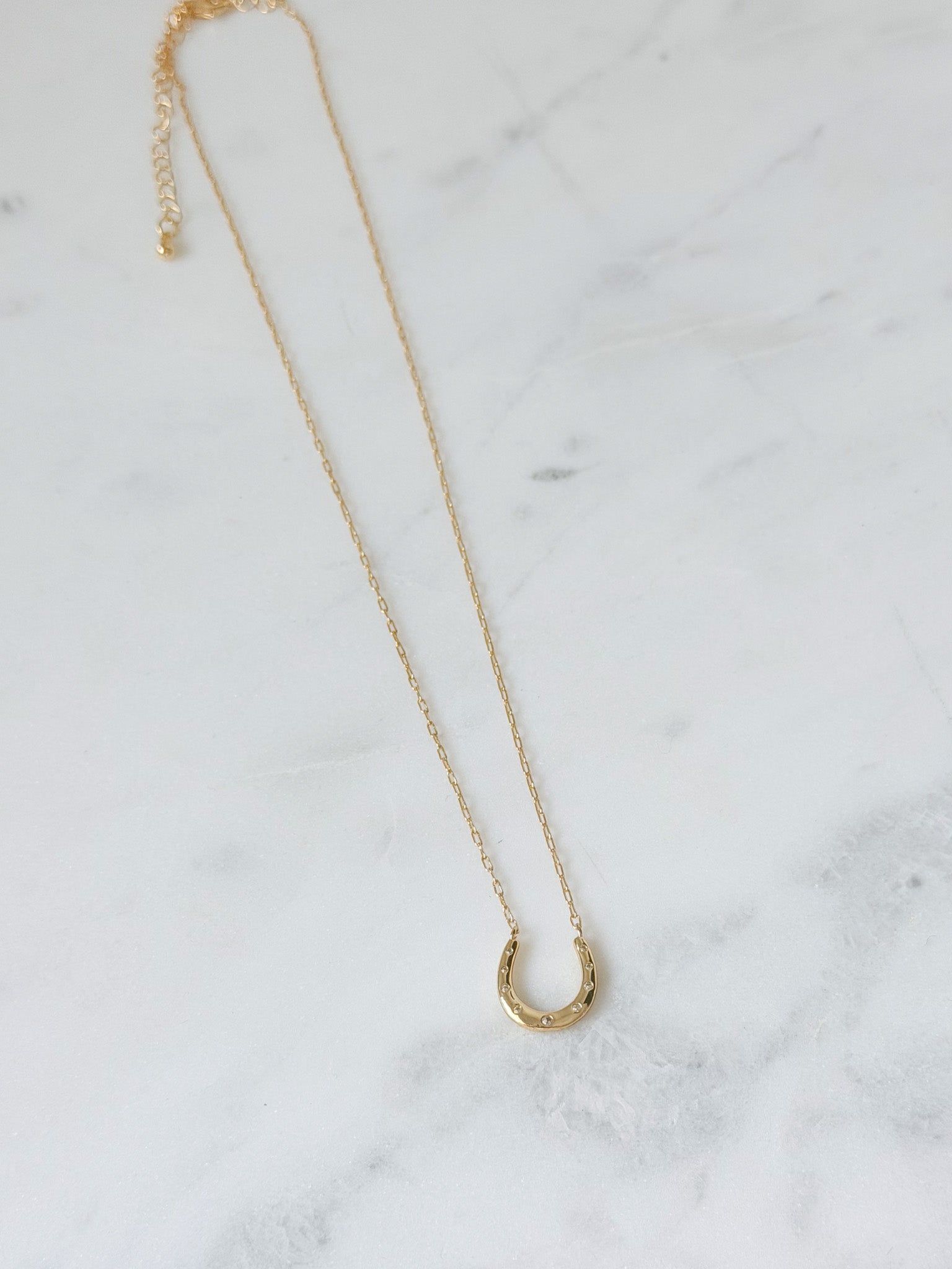 Lucky Charm Horseshoe Necklace