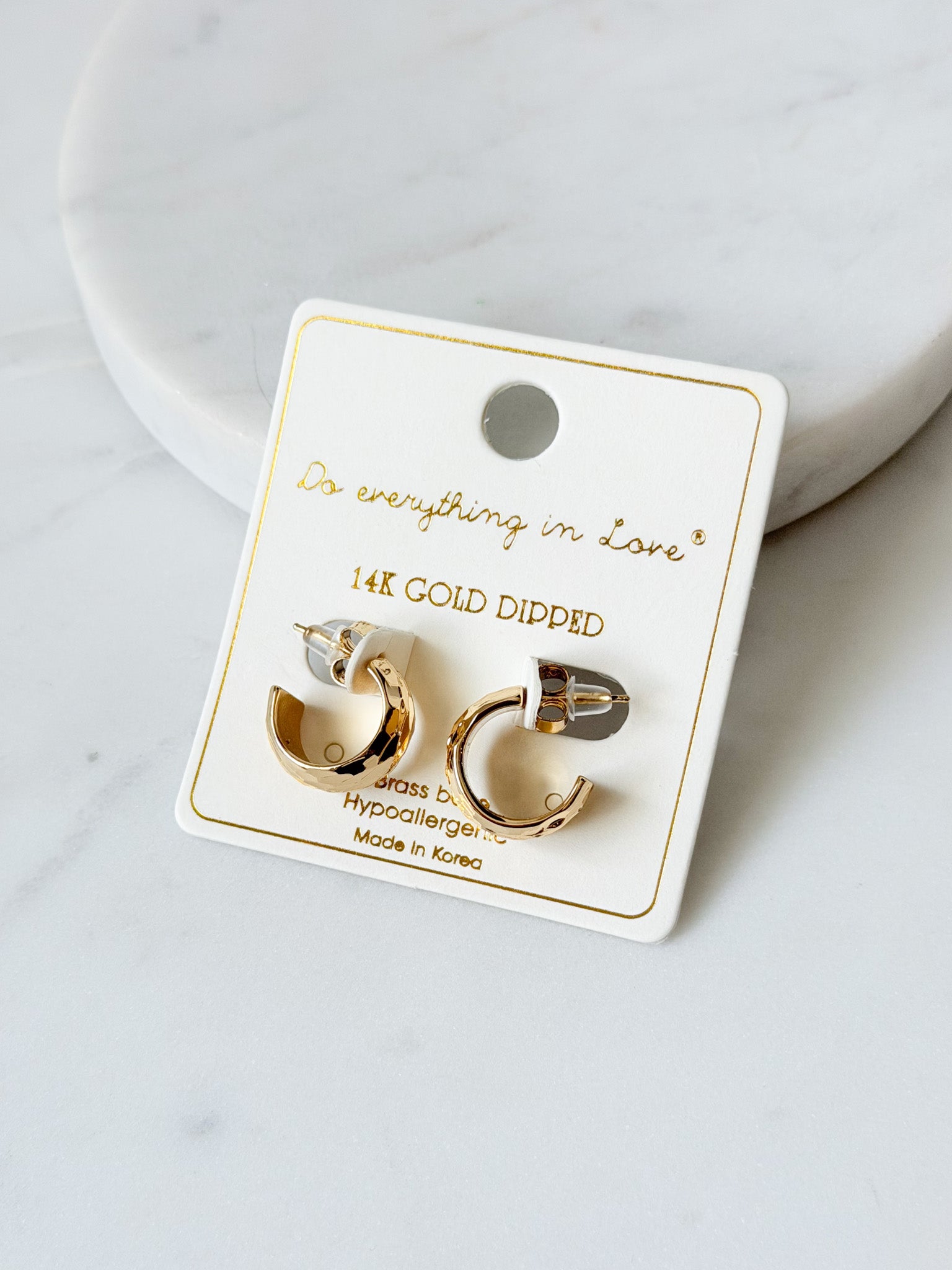 Make Waves Studs | Gold