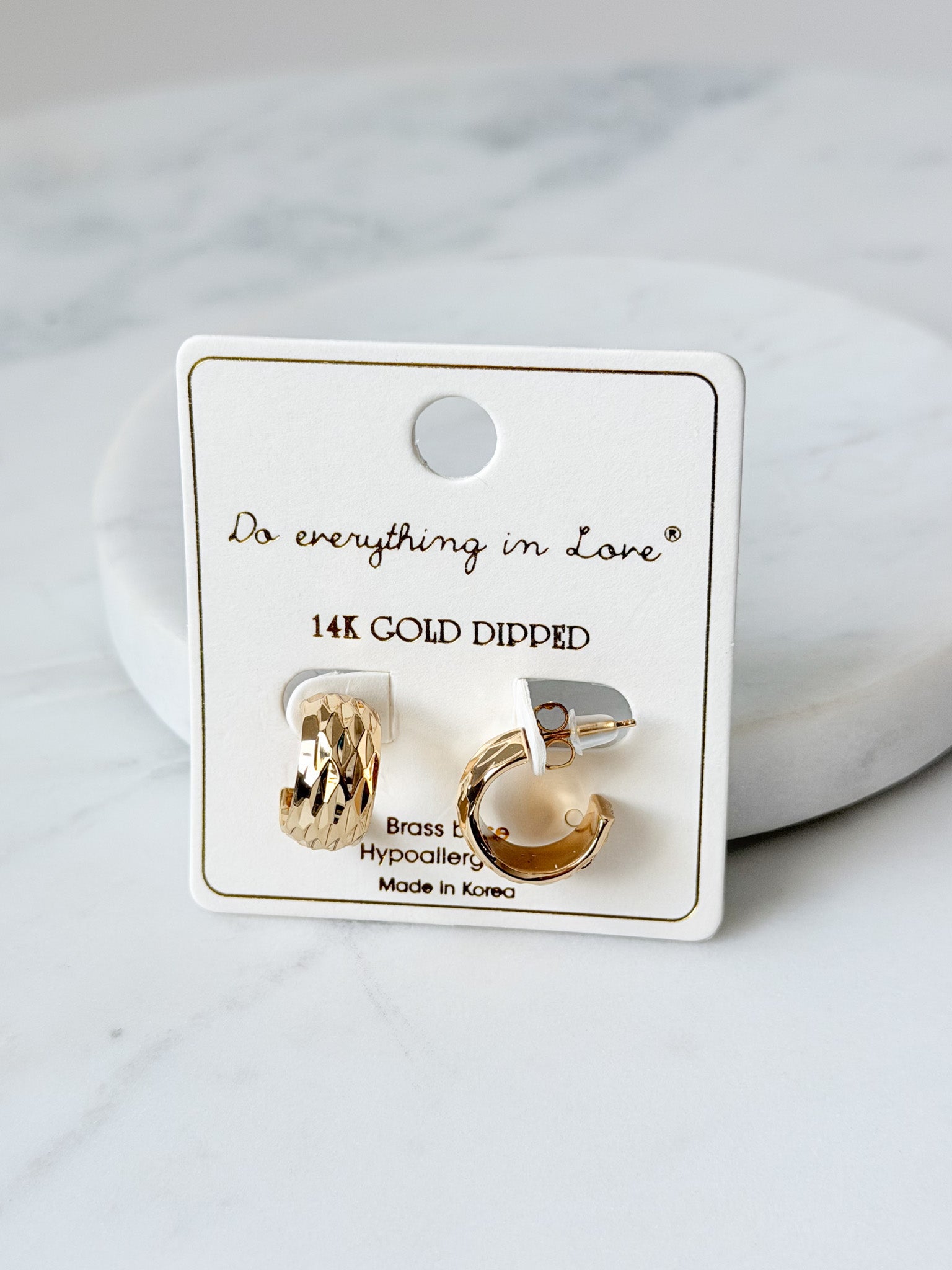 Make Waves Studs | Gold
