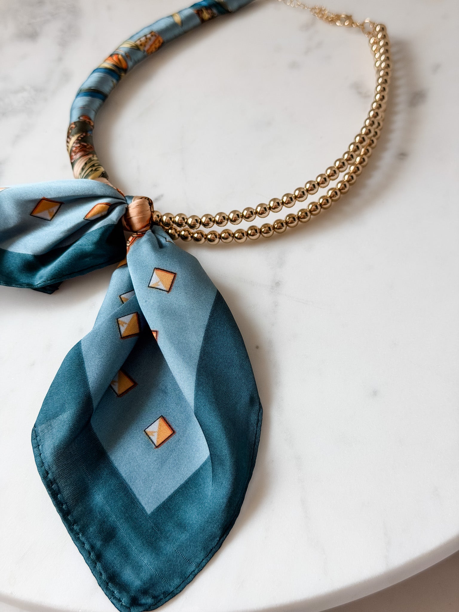 Knotted Scarf Choker