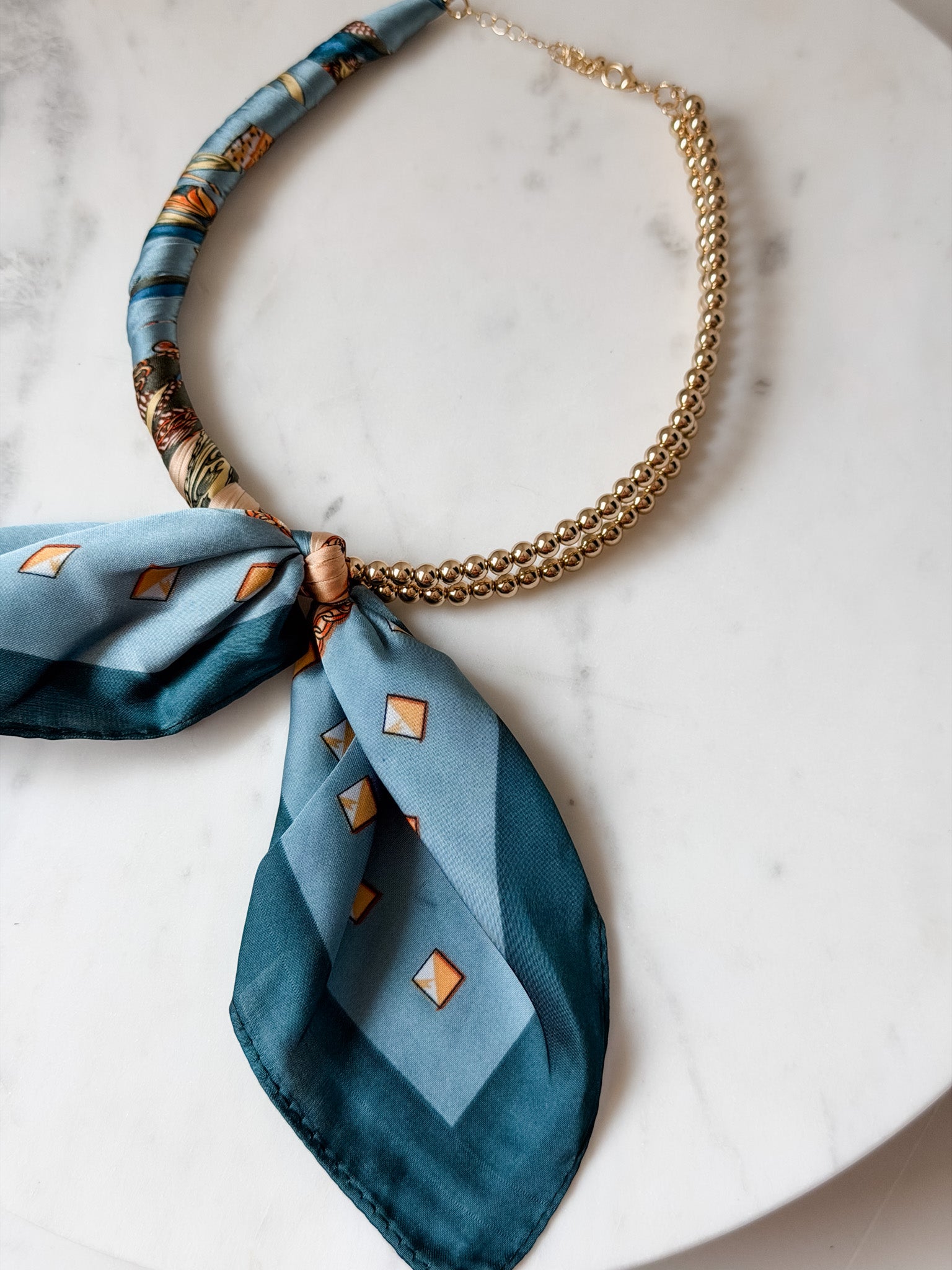 Knotted Scarf Choker