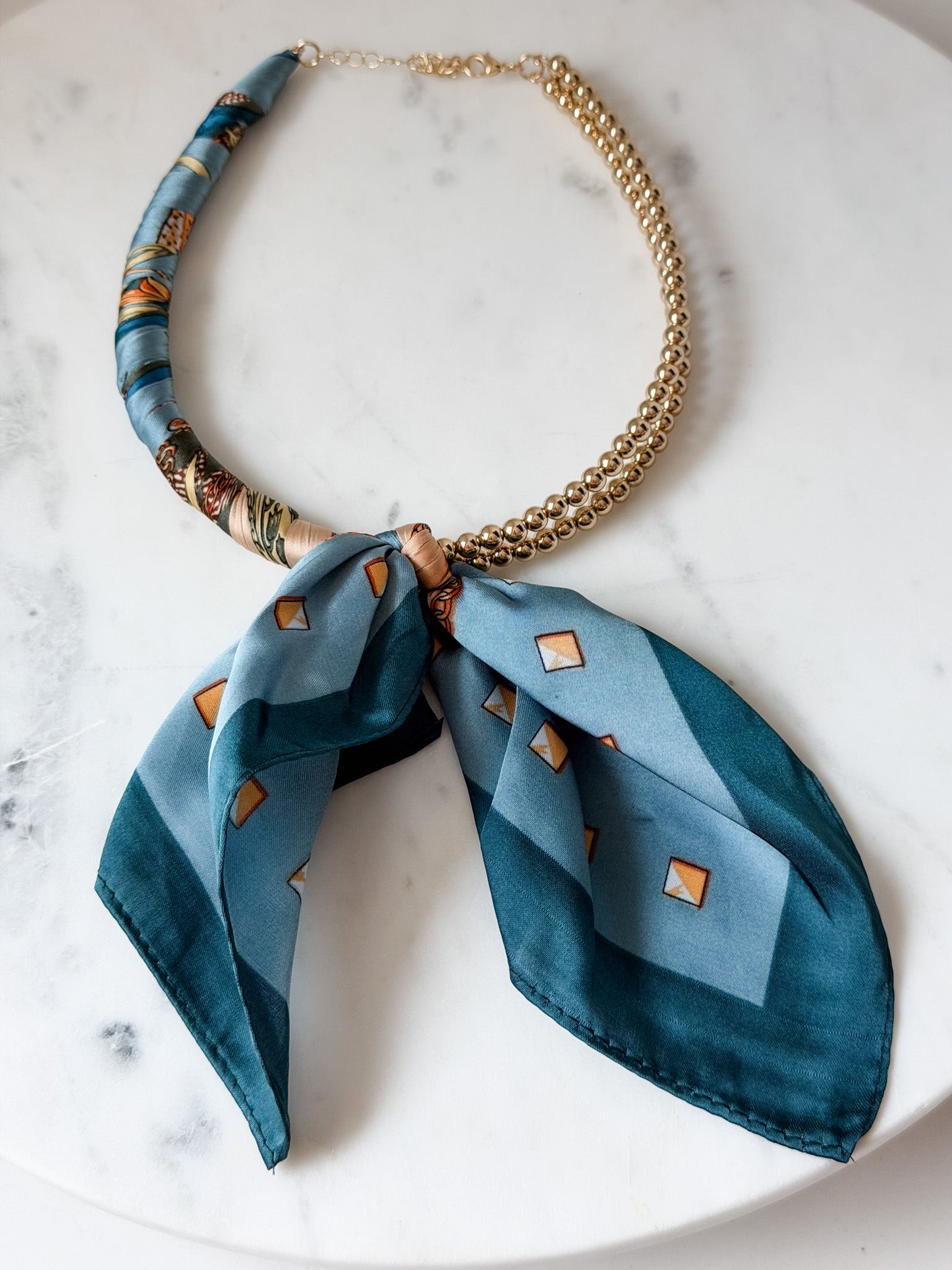 Knotted Scarf Choker