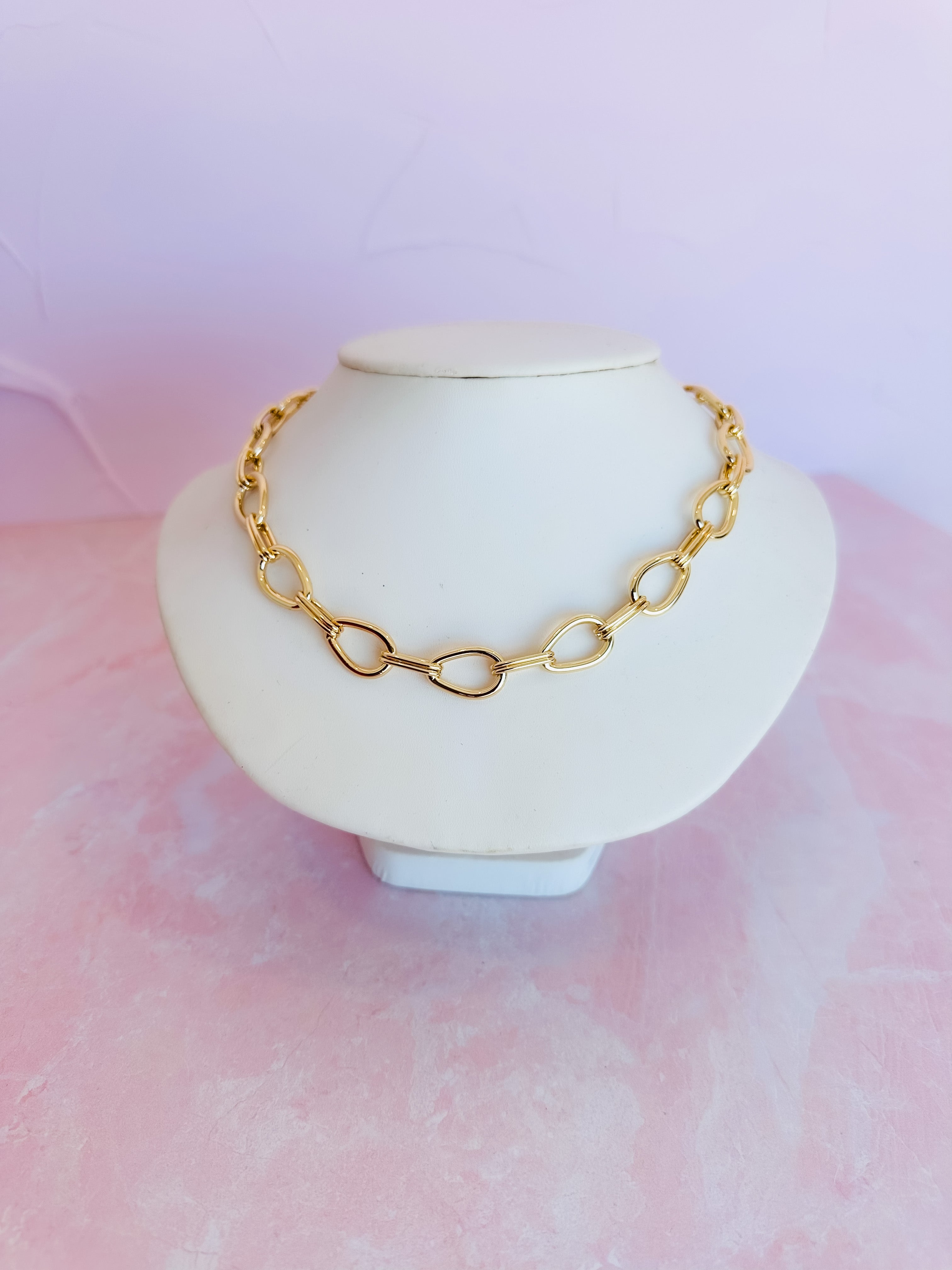 Linked In Style Necklace