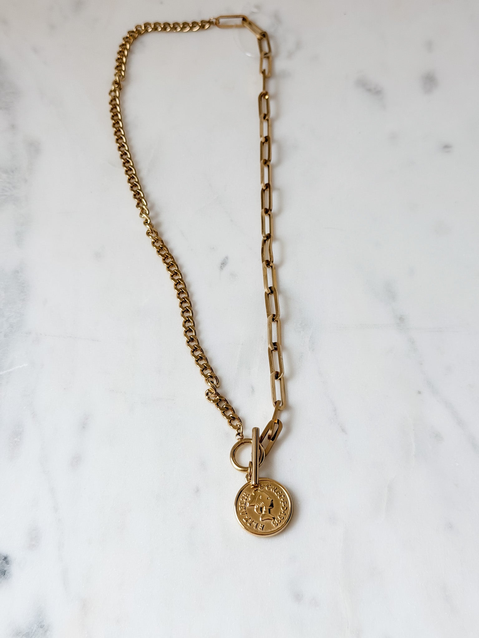 Lilia Necklace | 18k Plated