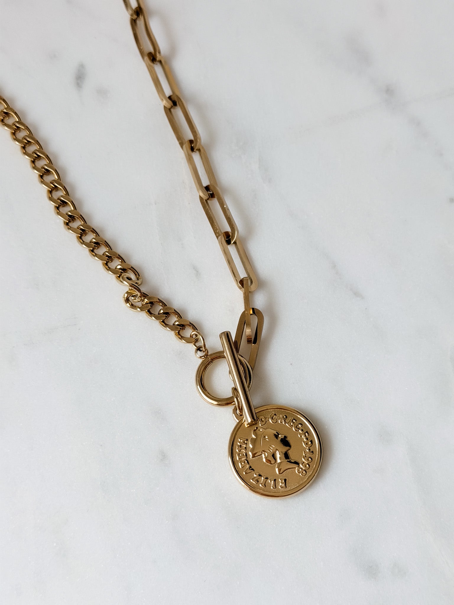 Lilia Necklace | 18k Plated