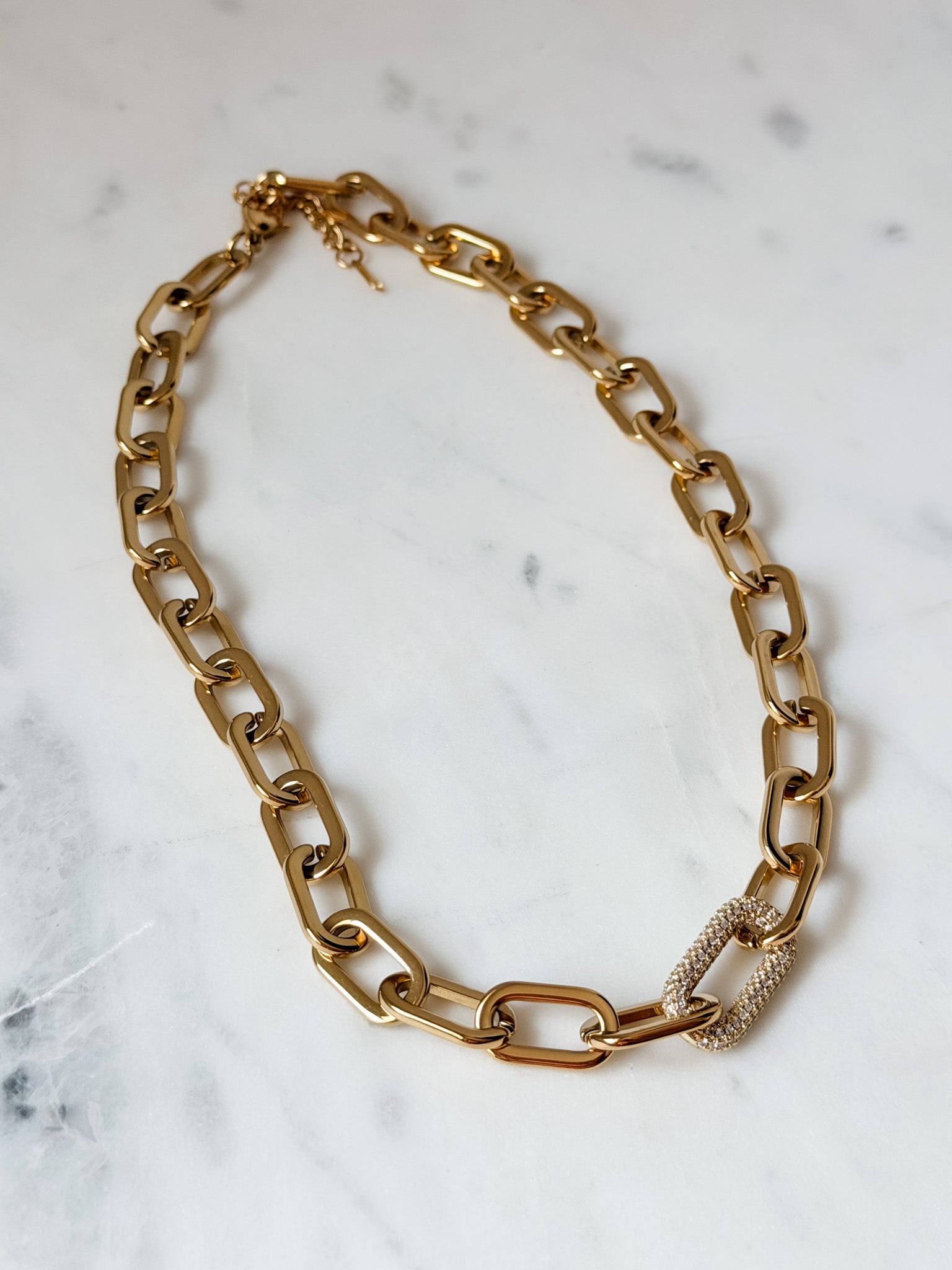 Ava Necklace | 18k Plated